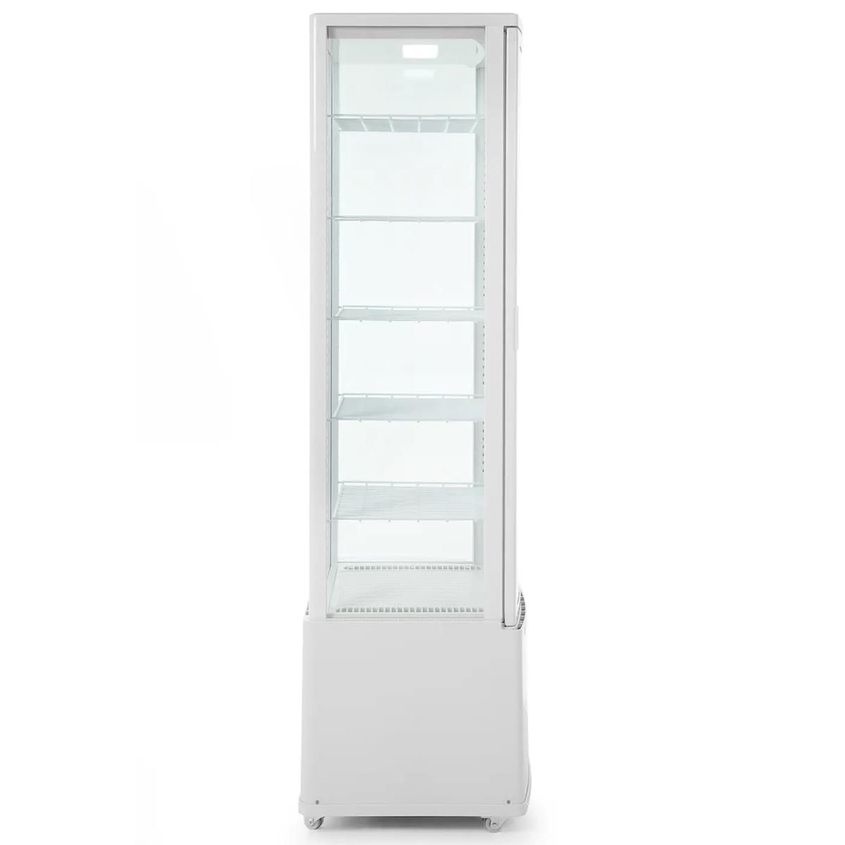 Hendi XL Kuchenvitrine 270 Liter weiß