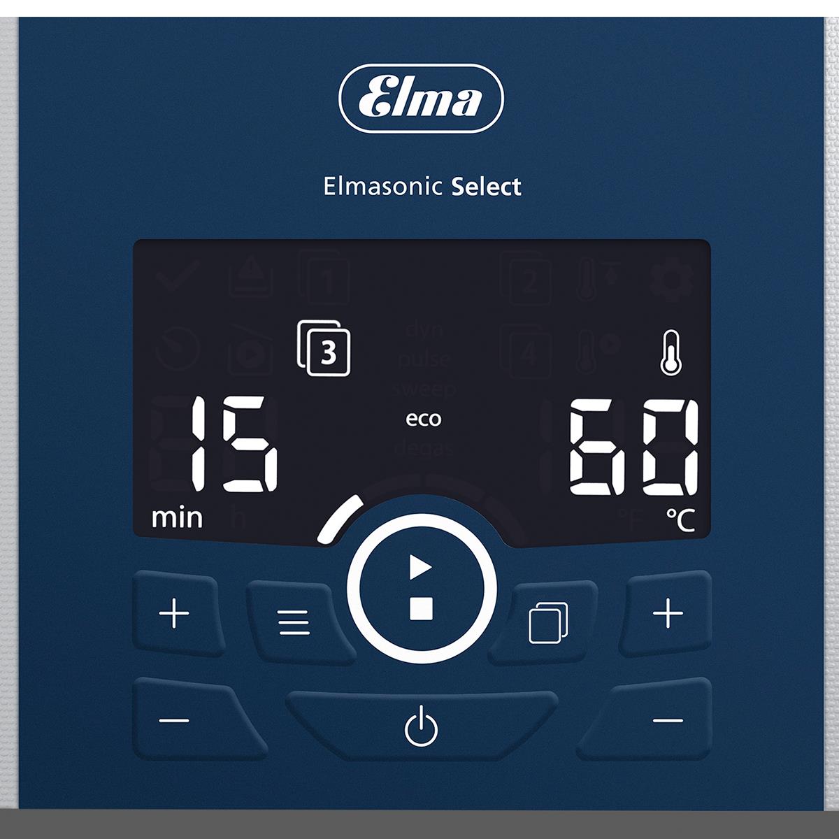 Ultraschallreiniger Display