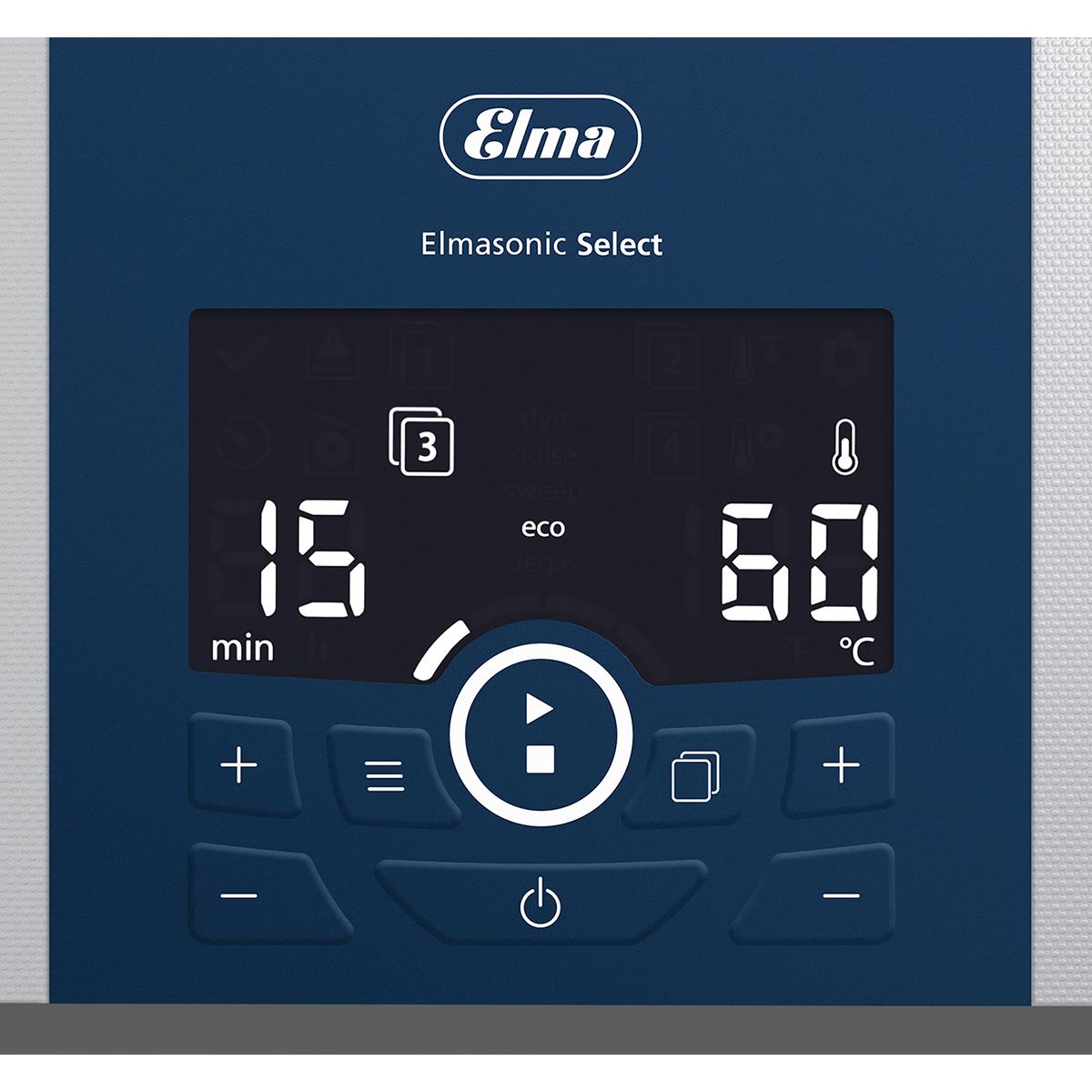 Ultraschallreiniger Display