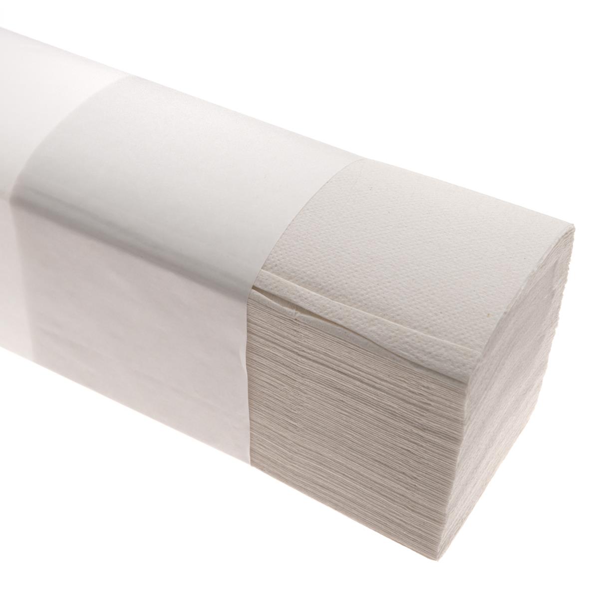 Faltpapierhandtücher von Oben