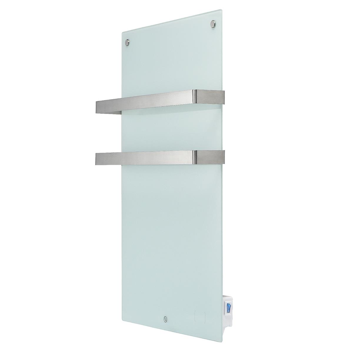 Infrarotheizung mit 2 Handtuchhaltern