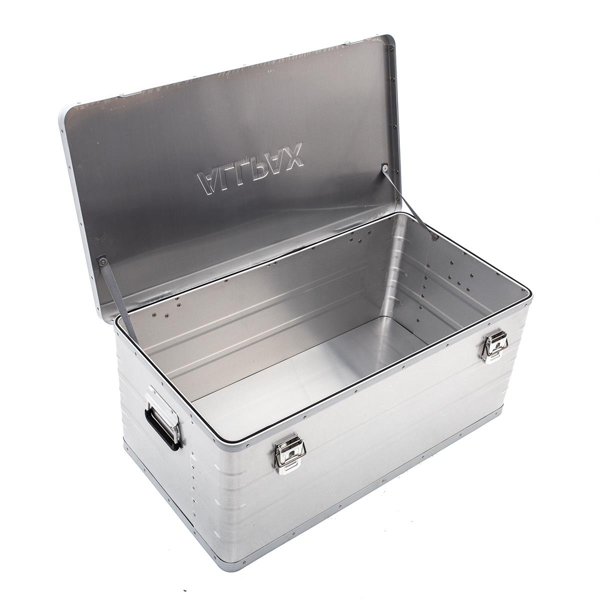 Alu Transportbox geöffnet
