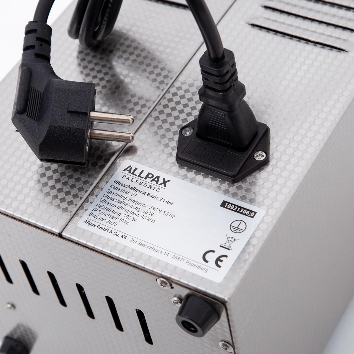 Ultraschallreiniger Stecker und Anschluss