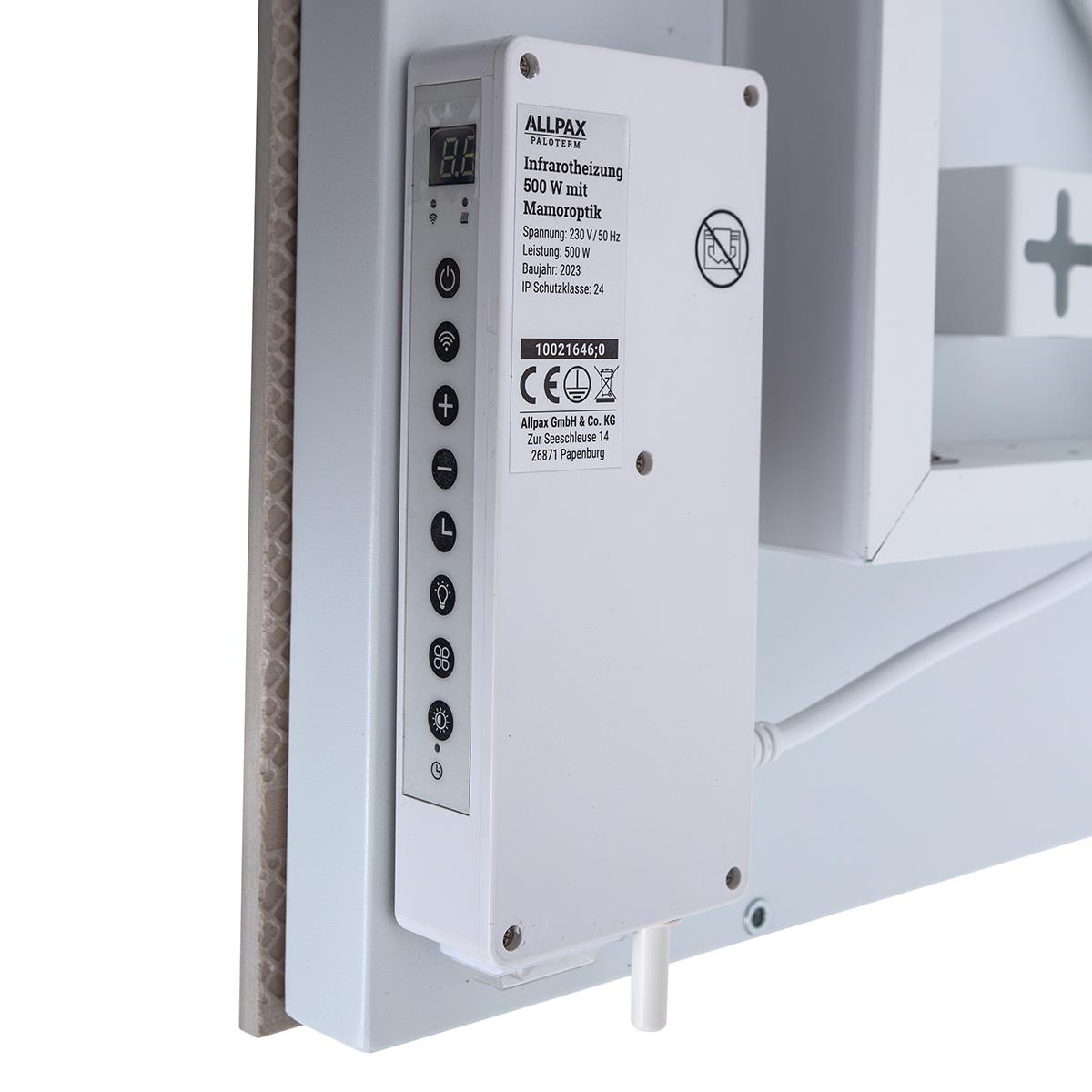 Infrarotheizung Bedienpanel