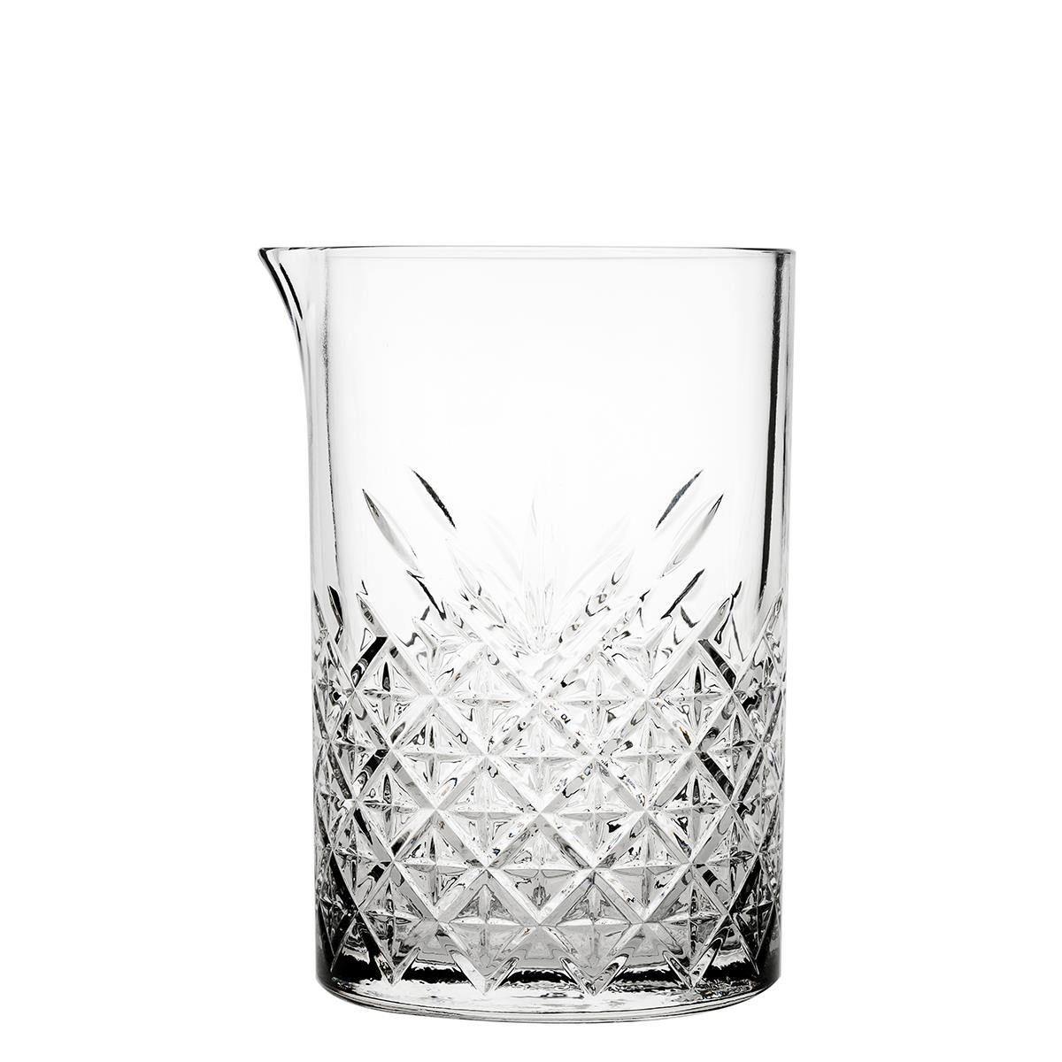 Glaskaraffe 6er Set 725 ml Ø 9 x 15 cm mit Ausgießer, Karaffe