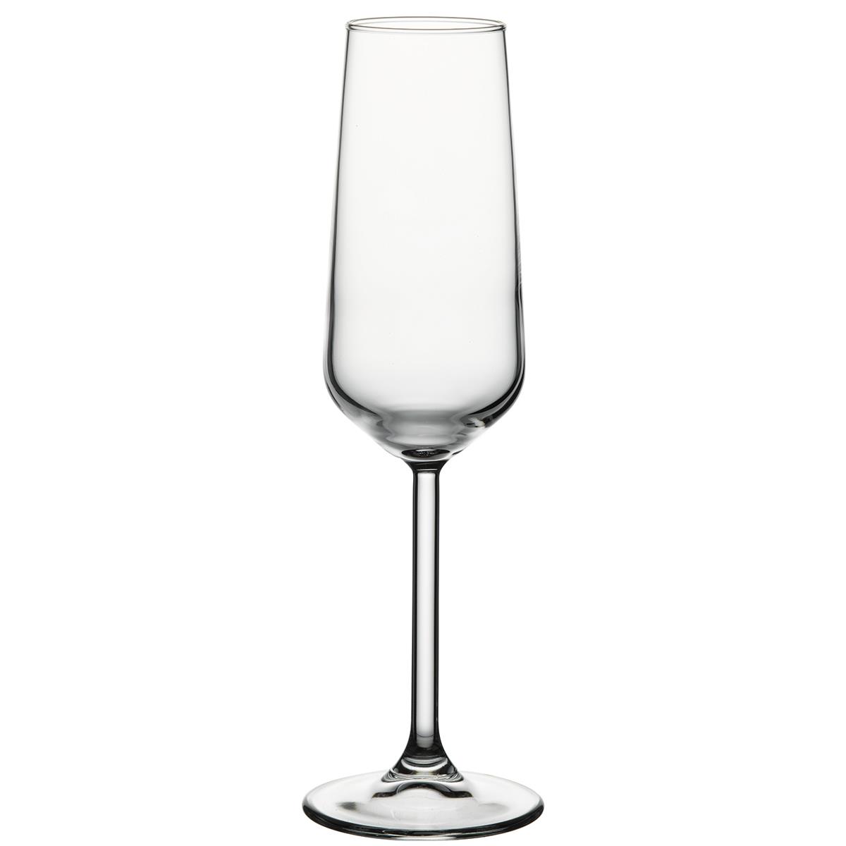 Champagnergläser Set 195 ml Ø 6 x 23 cm 6 Stk. spülmaschinengeeignet, Champagnerkelch