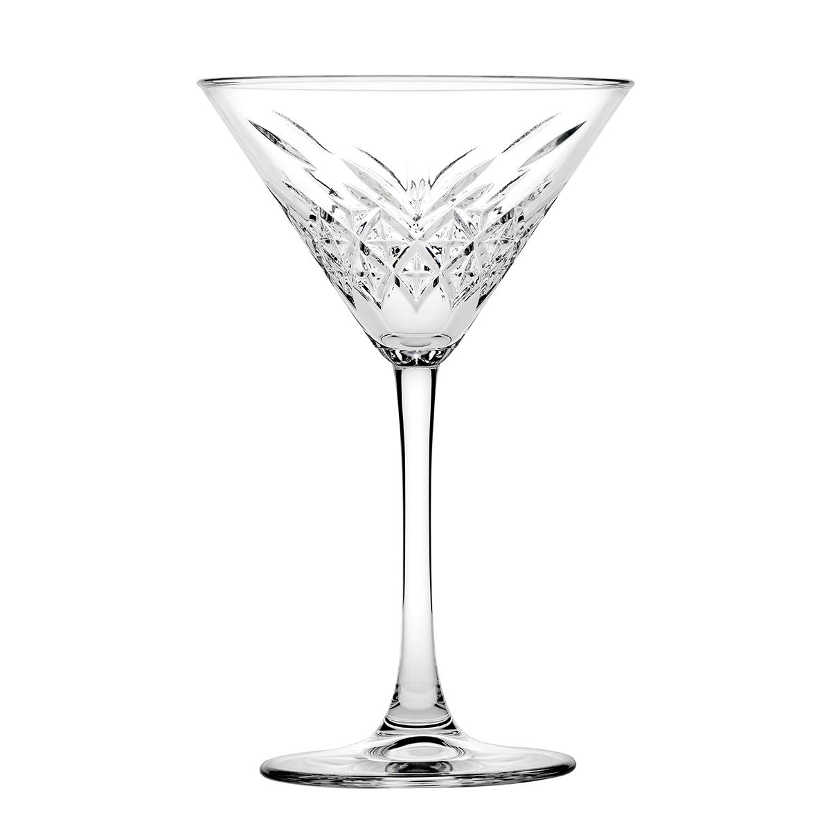 Cocktailglas 12er Set 230 ml Ø 8 x 17 cm spülmaschinengeeignet, Cocktailkelch Set