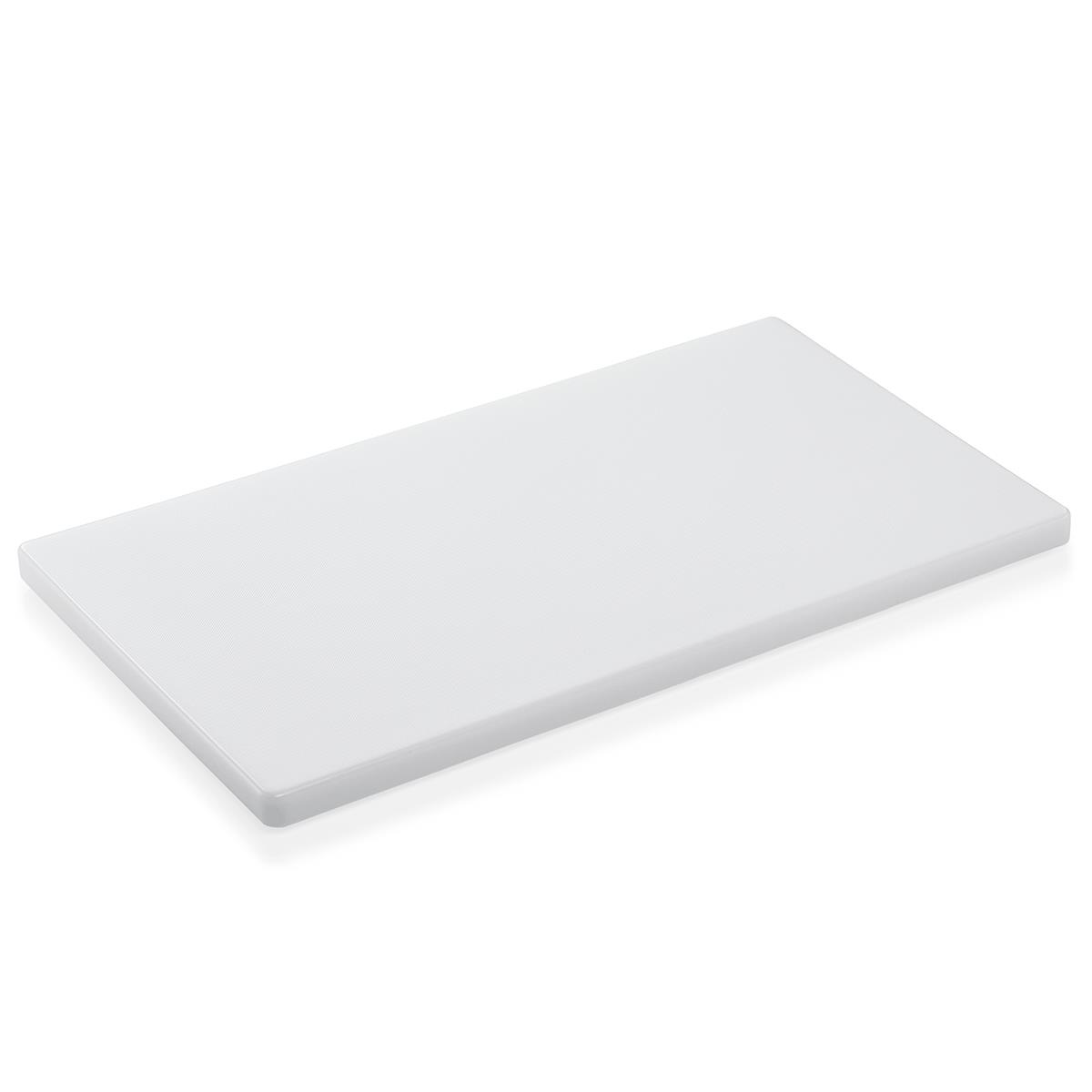 Schneidbrett Kunststoff 60 x 40 x 3 cm weiß, Schneidebrett