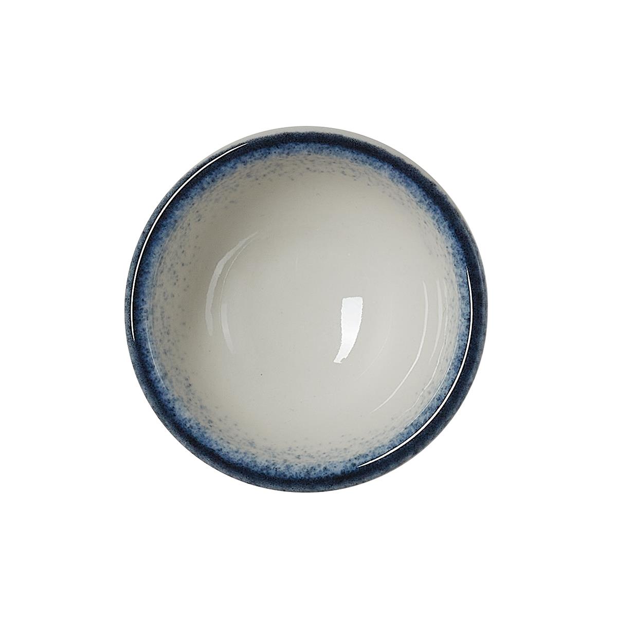 Schalen Set Porzellan, blauer Rand