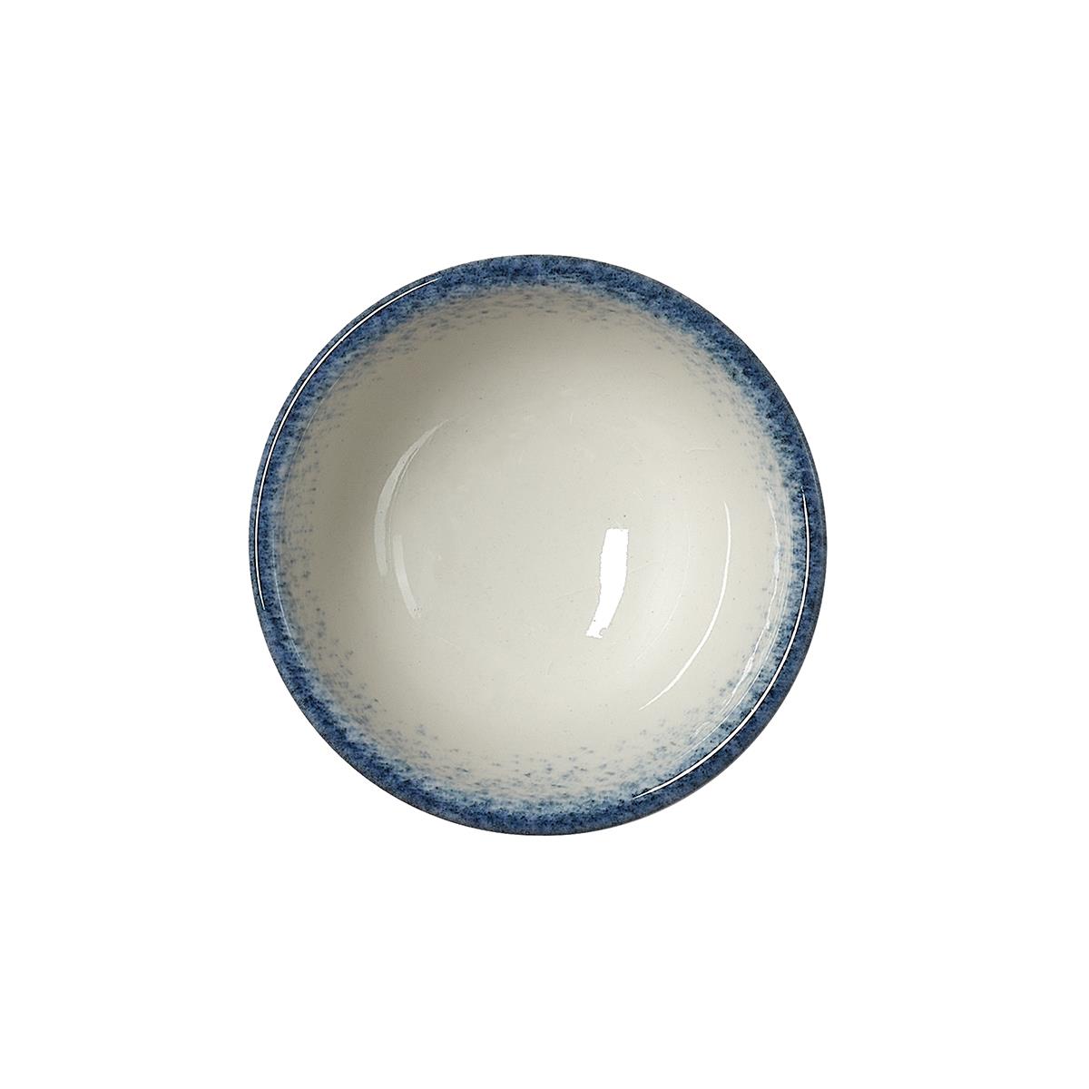 Schalen Set Porzellan, blauer Rand