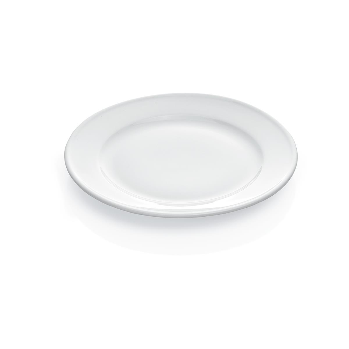 Flacher Porzellanteller
