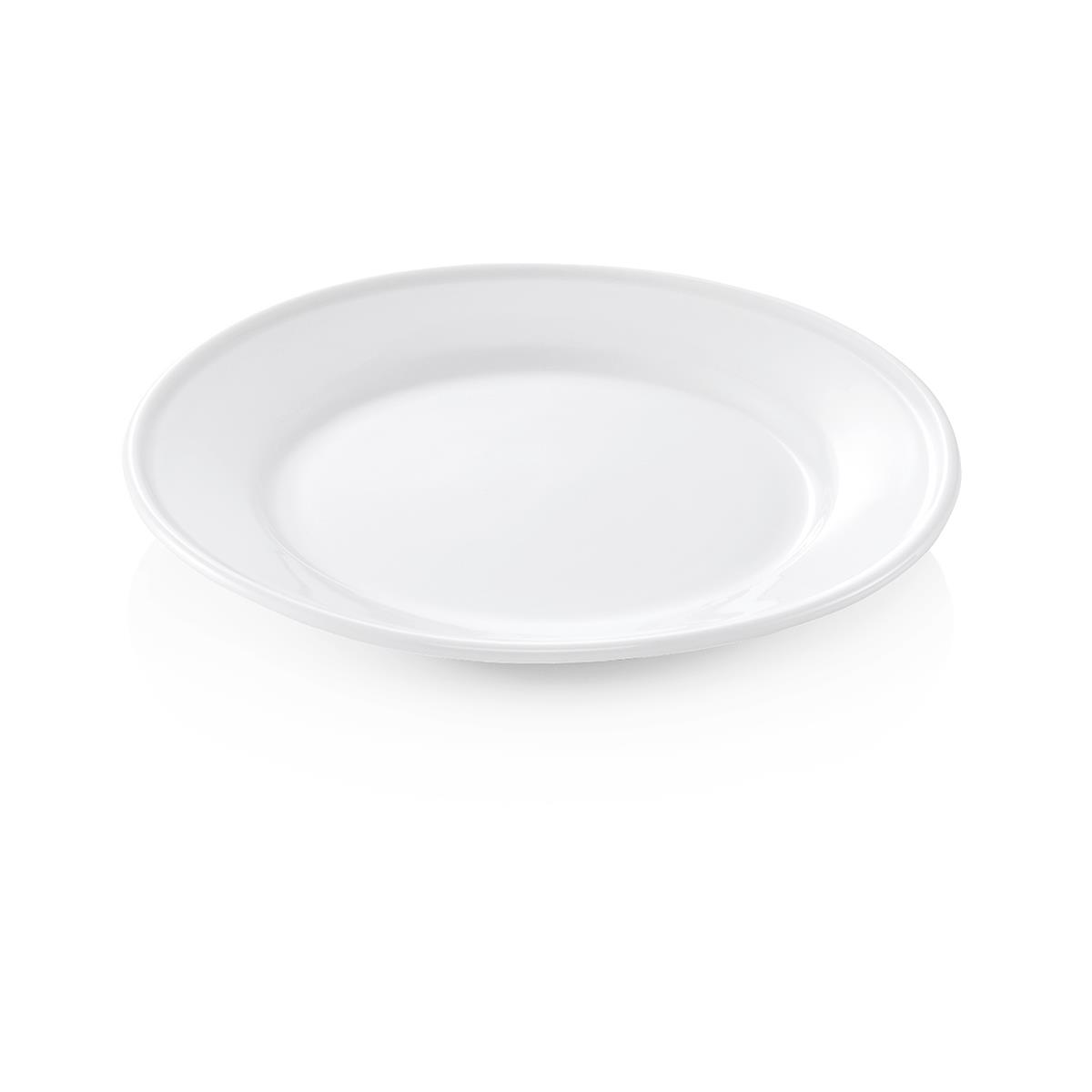 Flacher Porzellanteller
