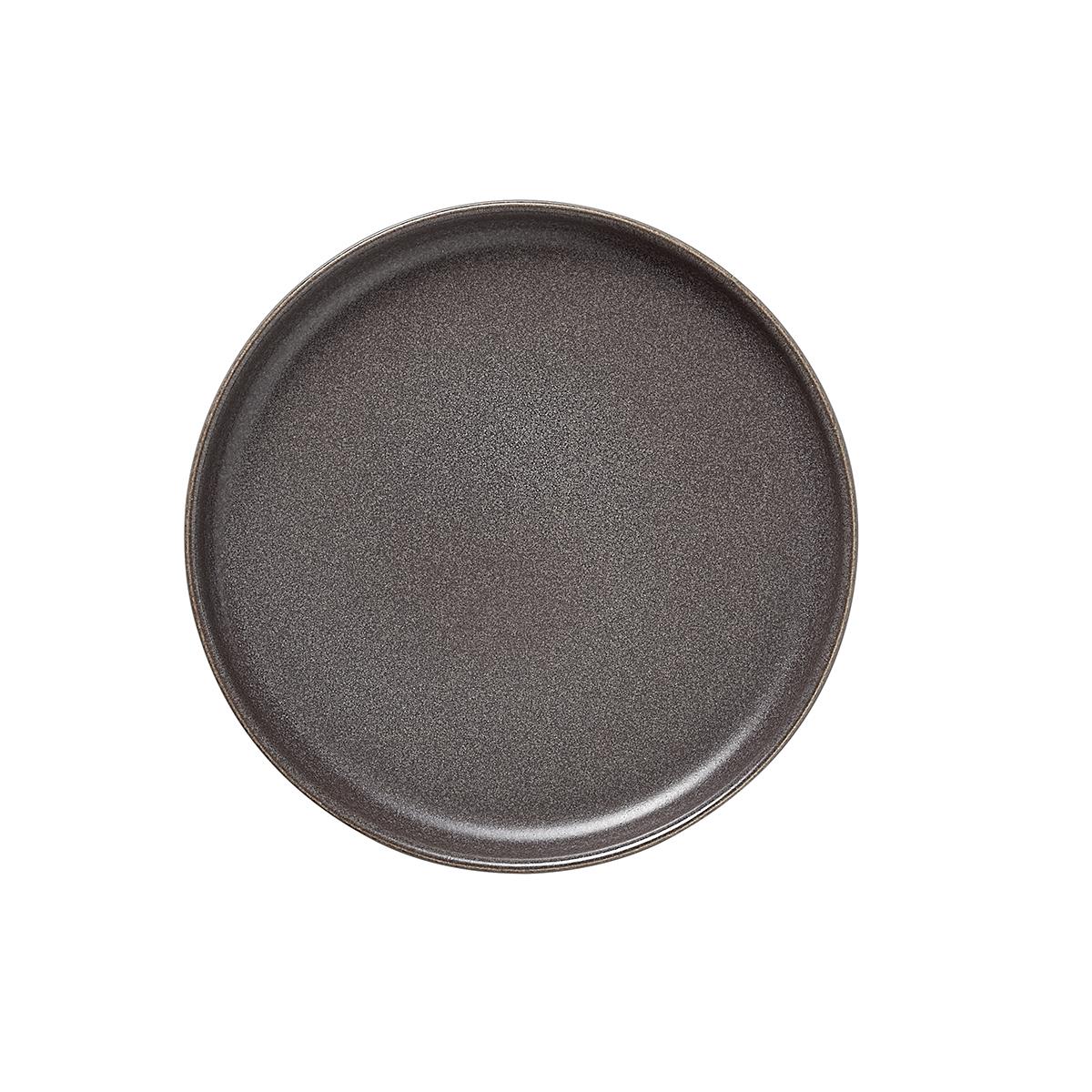 Teller flach Stone Grey