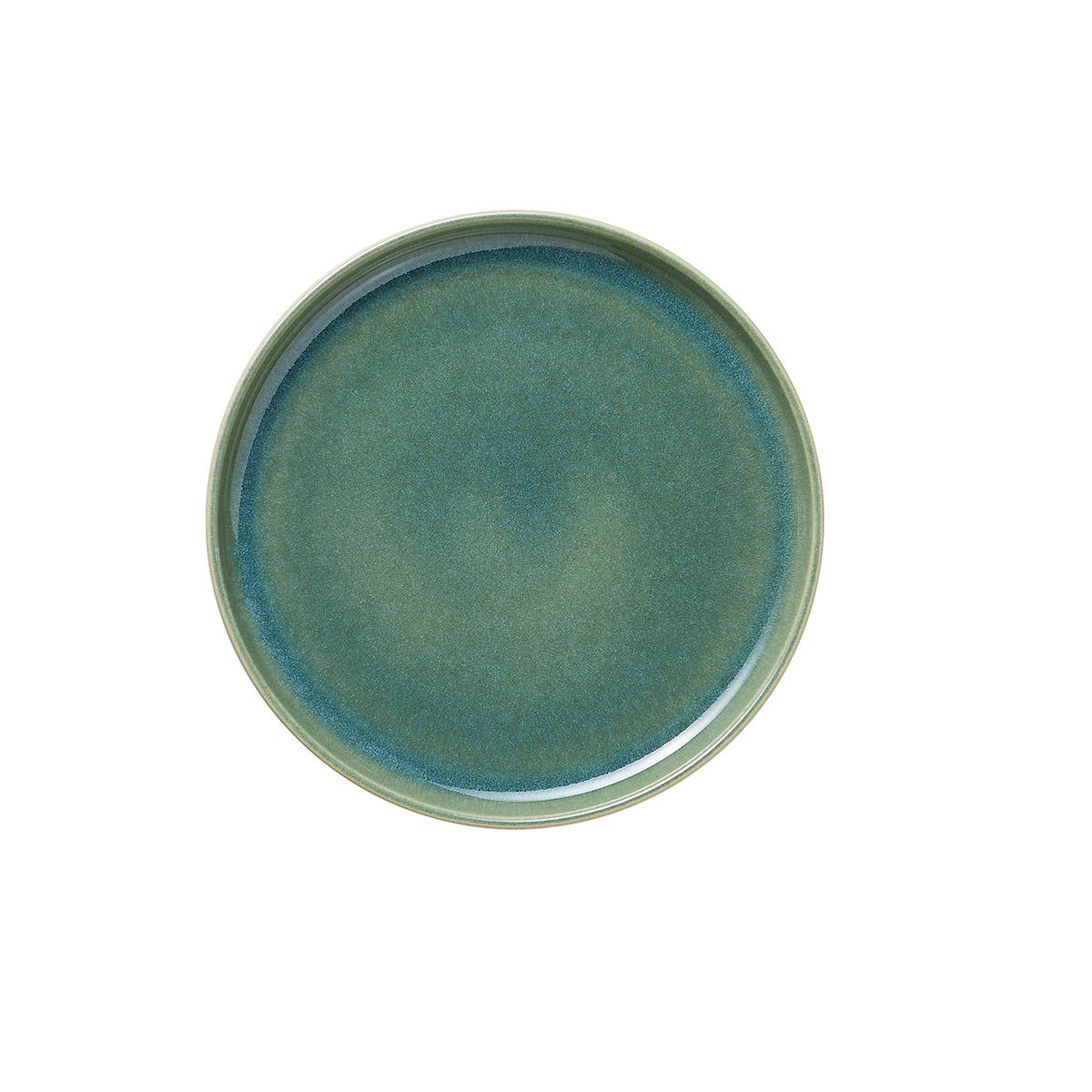 Teller flach Myrtle Green