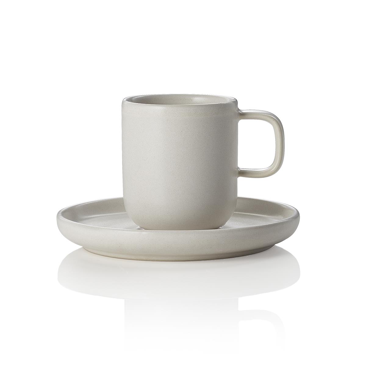 Ober- und Untertasse Light Rock