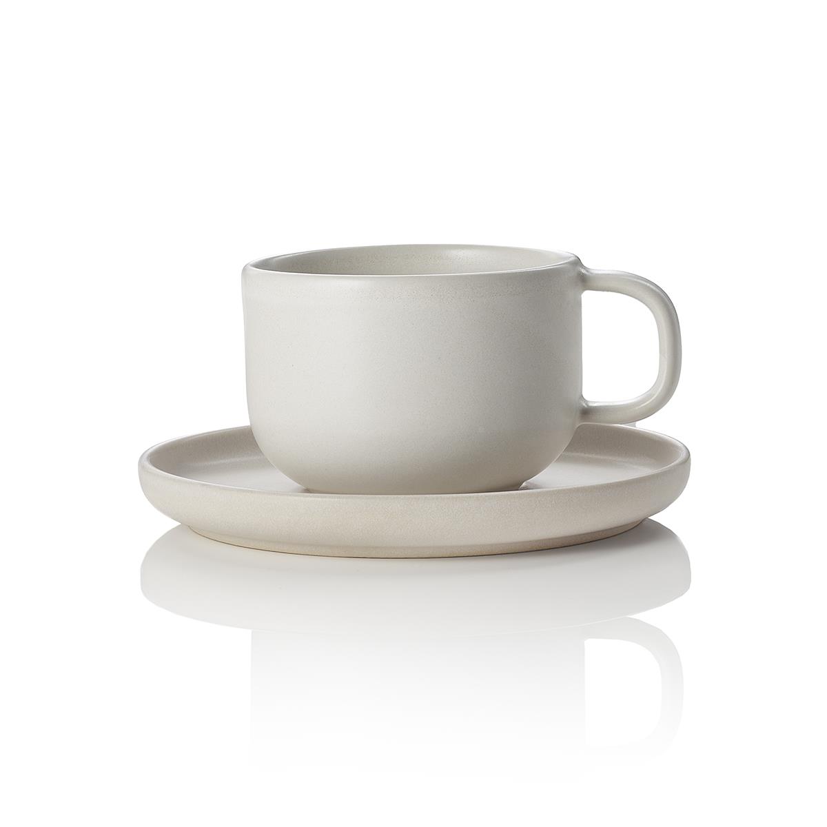 Ober- und Untertasse Light Rock