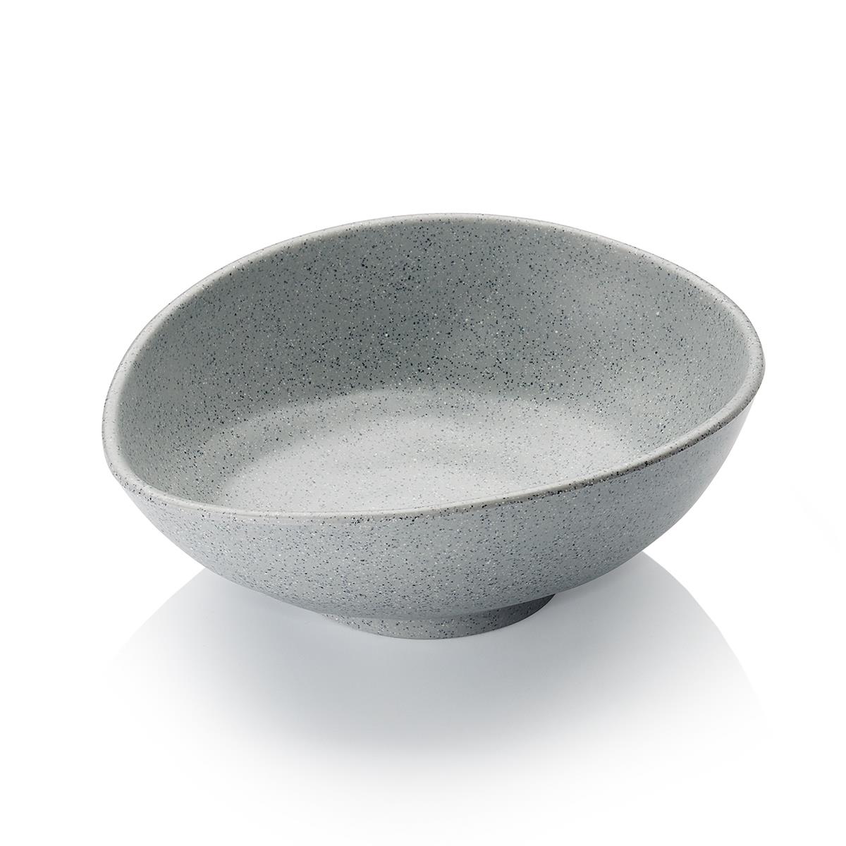 Schüssel Melamin, grau