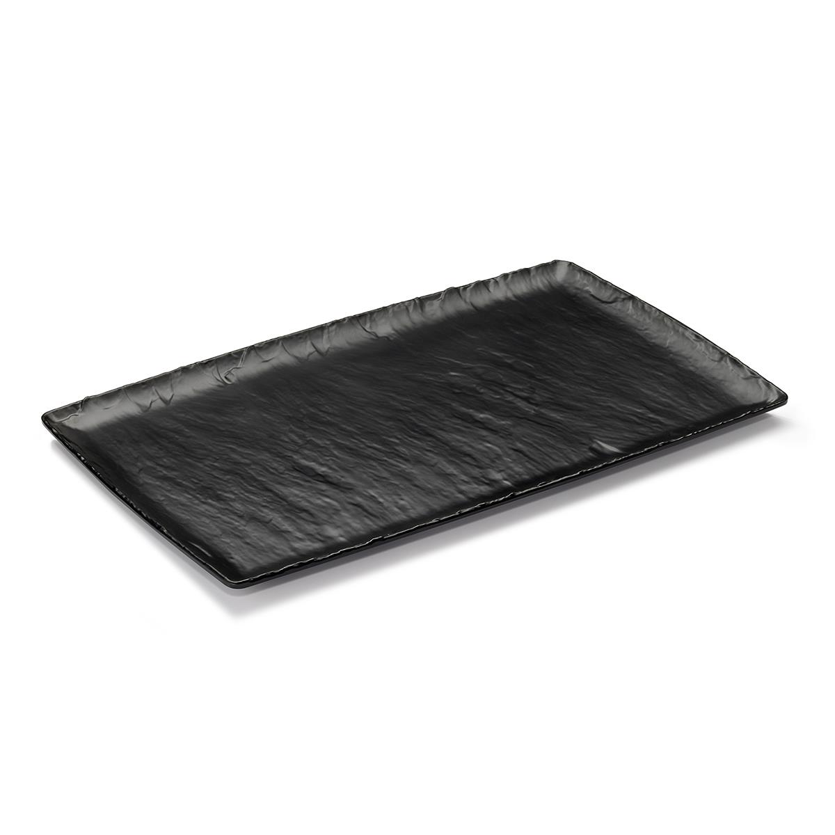 Buffetplatte GN 1/1 GN 1/2 GN 1/3 GN 2/4 Höhe 2,5 cm schwarz Melamin, Servierplatte
