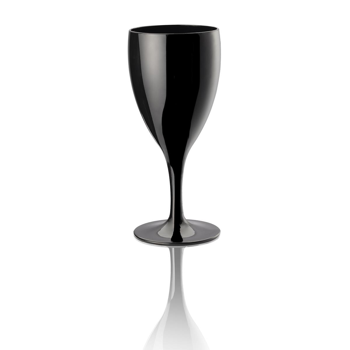 Sektglas schwarz
