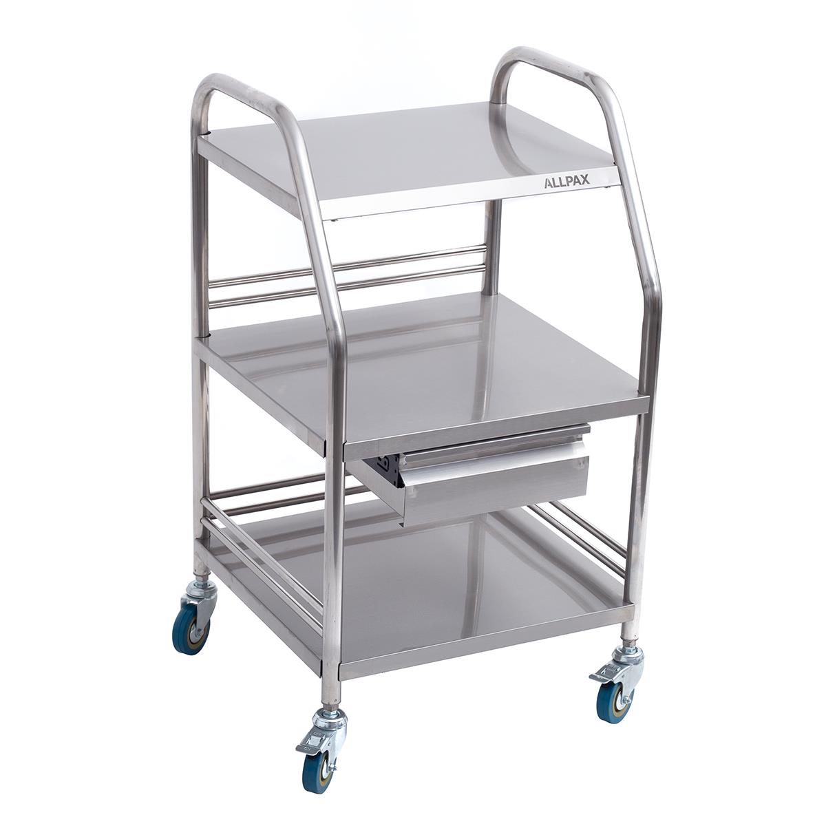 Laborwagen mit 3 Ablagen