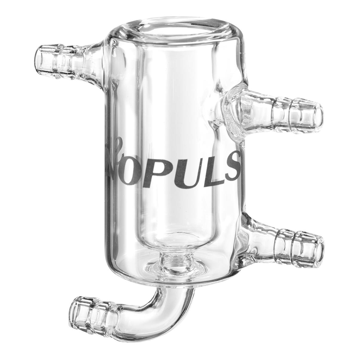 Bandelin SONOPULS DG 3 Durchflussgefäß mit Kühlmantel aus Glas, 20 ml Arbeitsinhalt, Durchfluss 5, 6 l/h