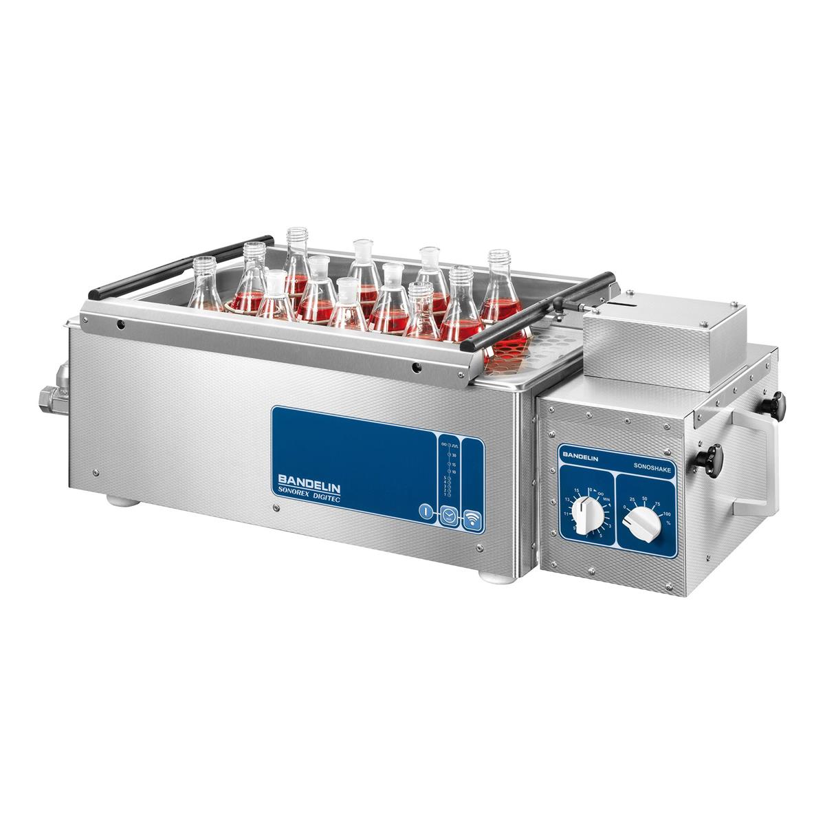 Ultraschallbad mit Schüttelaufsatz