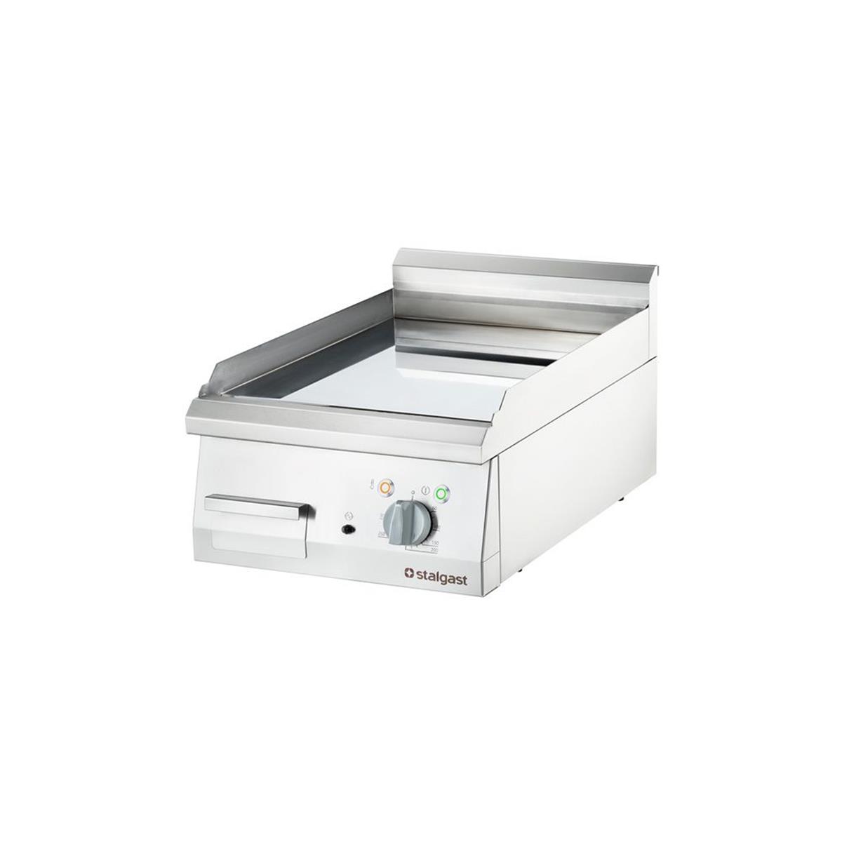Verchromte Elektro-Griddleplatte 400x700 mm