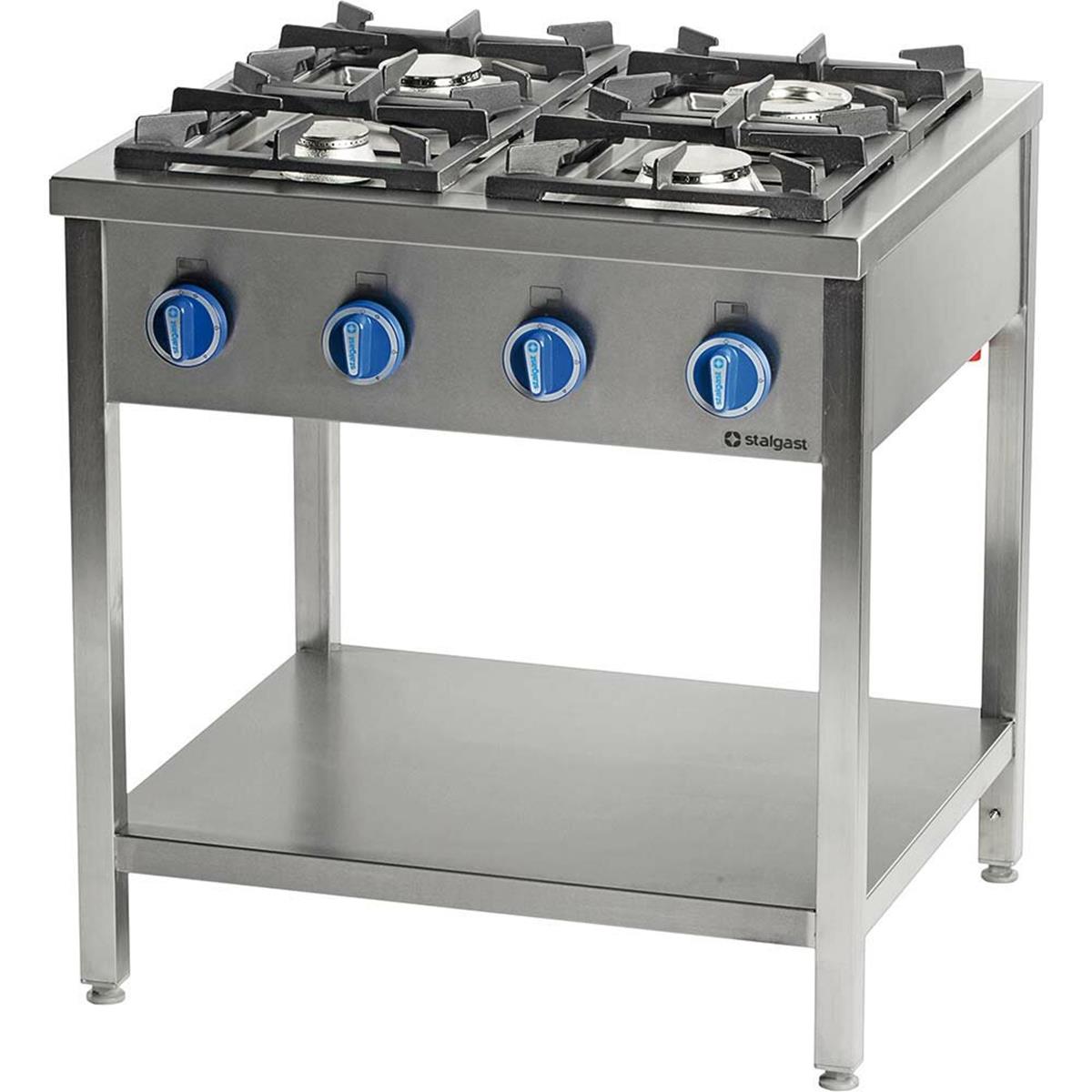 Gasherd Serie 900 &ndash; 4-Brenner, 900 x 900 x 850 mm