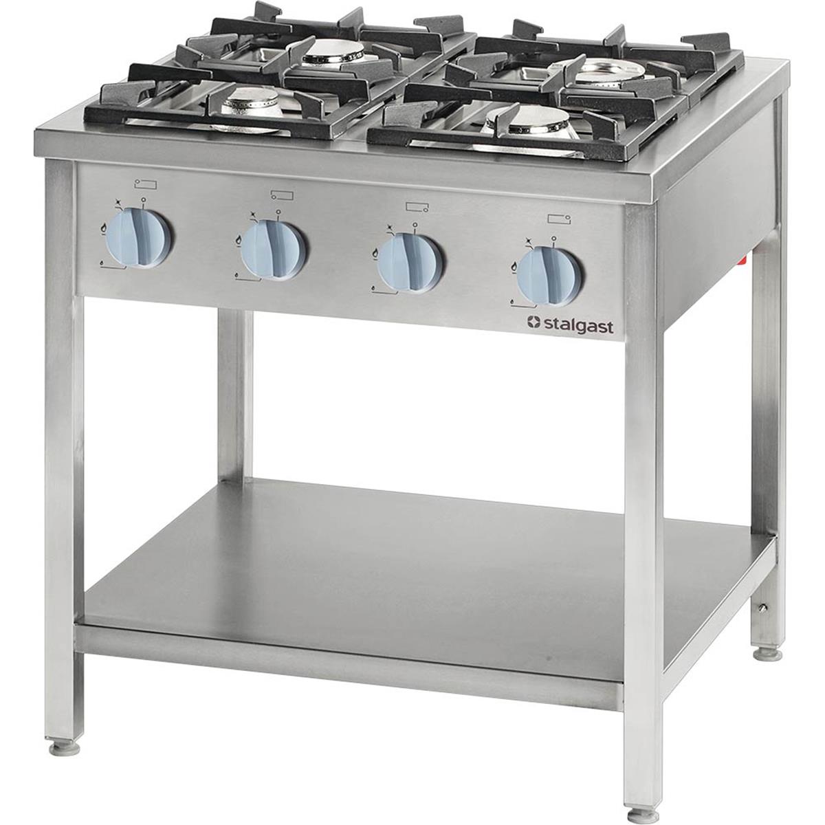 Gasherd Serie 900 &ndash; 4-Brenner, 900x900 mm