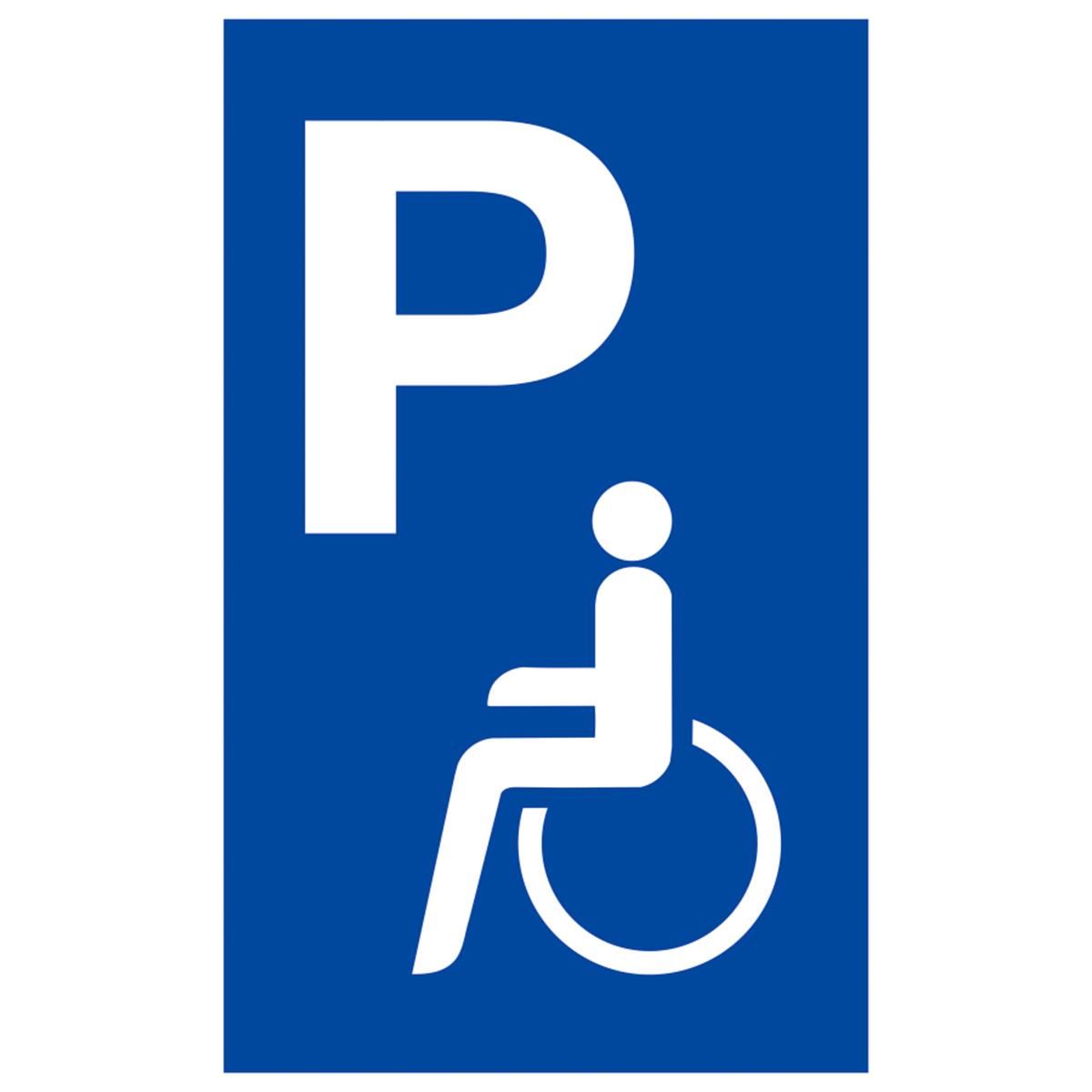 Parkplatzschild Alu, 40 x 65 cm