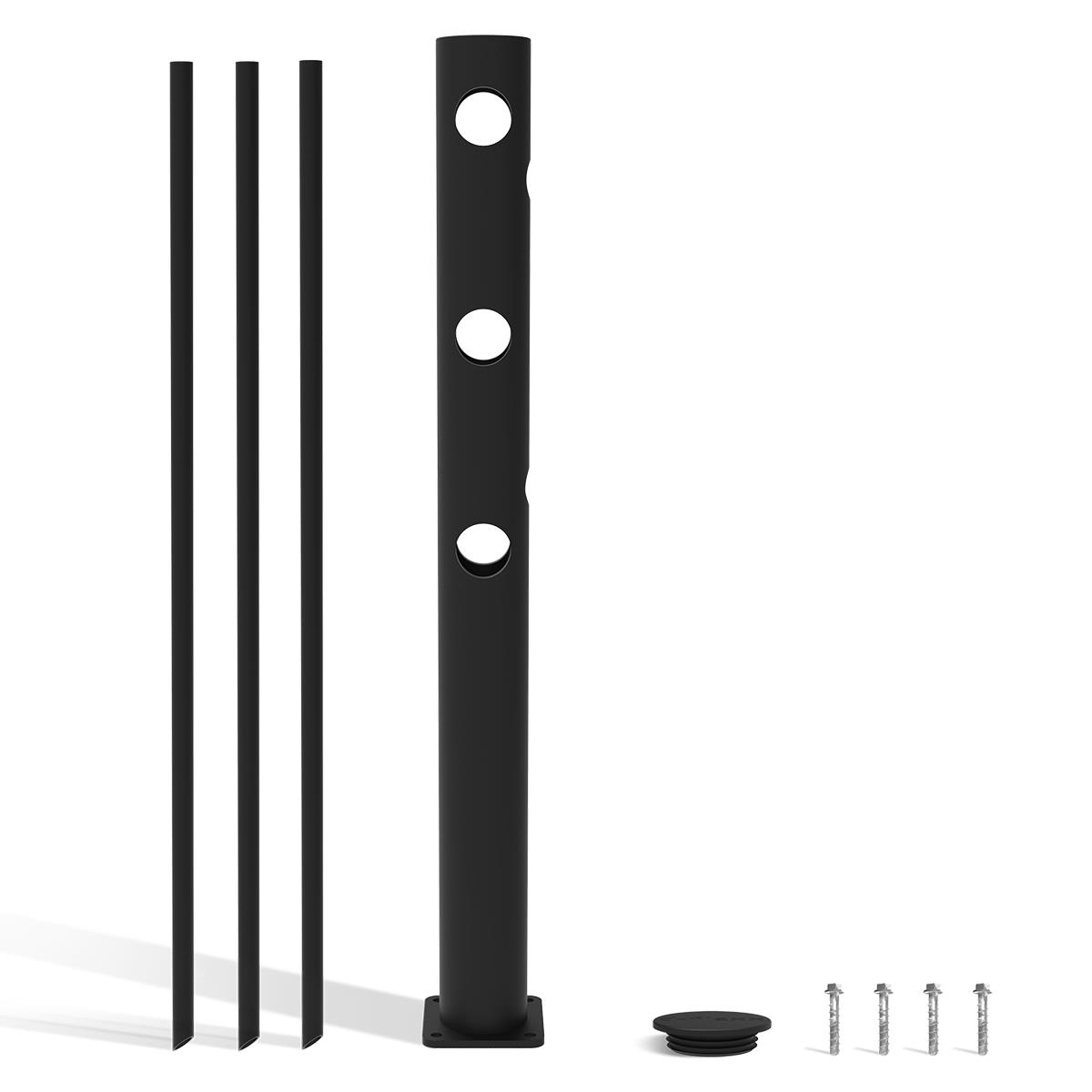 Mittelpfosten Delta für Schwingtür Juliet