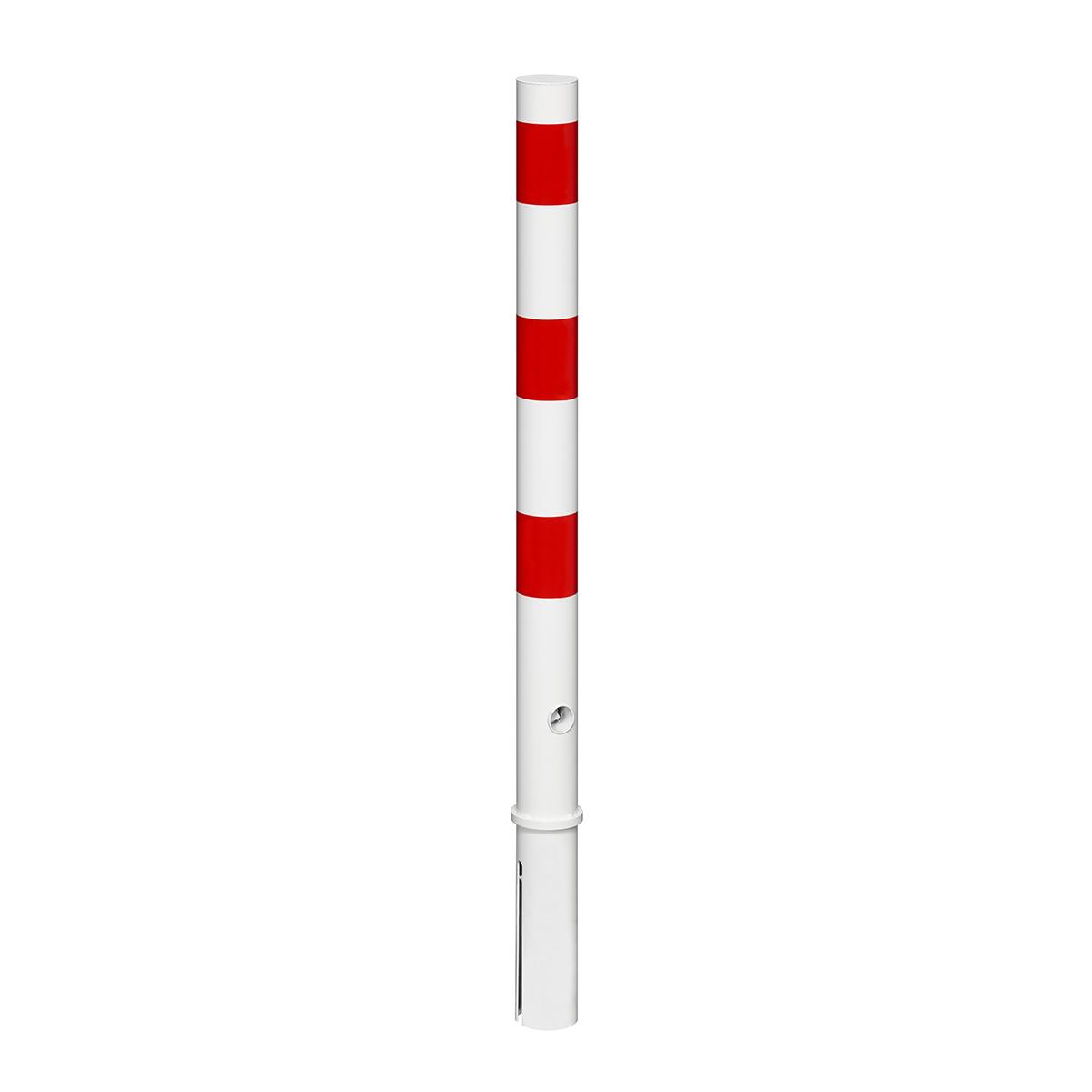 Absperrpfosten aus Stahlrohr Ø 76 mm