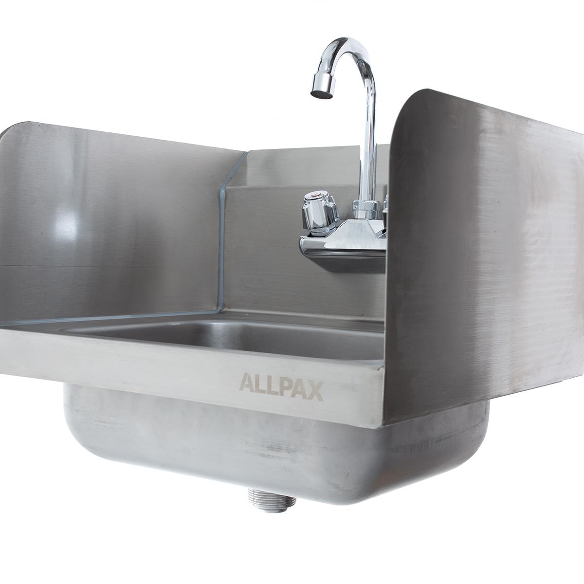 Handwaschbecken mit Seitenwänden