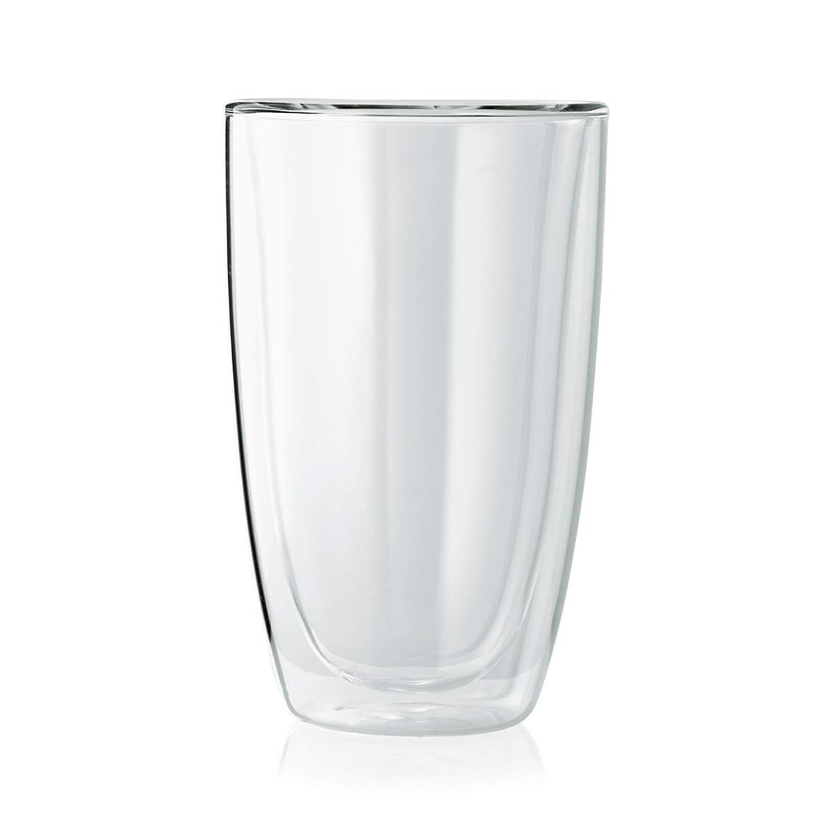 Doppelwandiges Glas Serie LOUNGE – 4 Größen aus Borosilikatglas – 2er Set