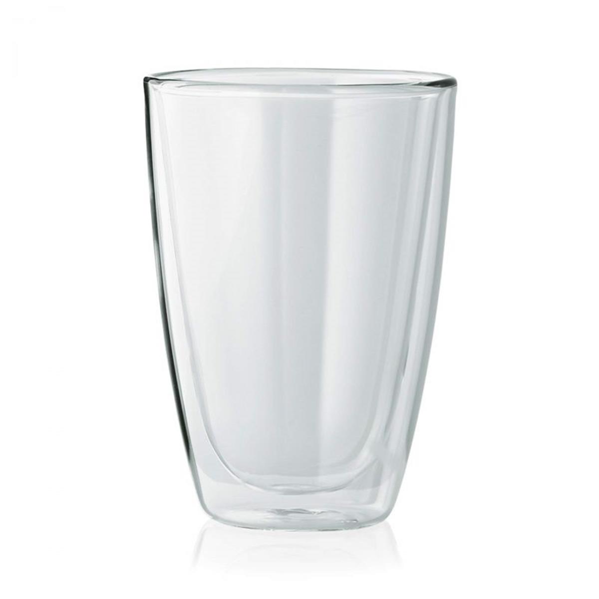 Doppelwandiges Glas Serie LOUNGE – 4 Größen aus Borosilikatglas – 2er Set