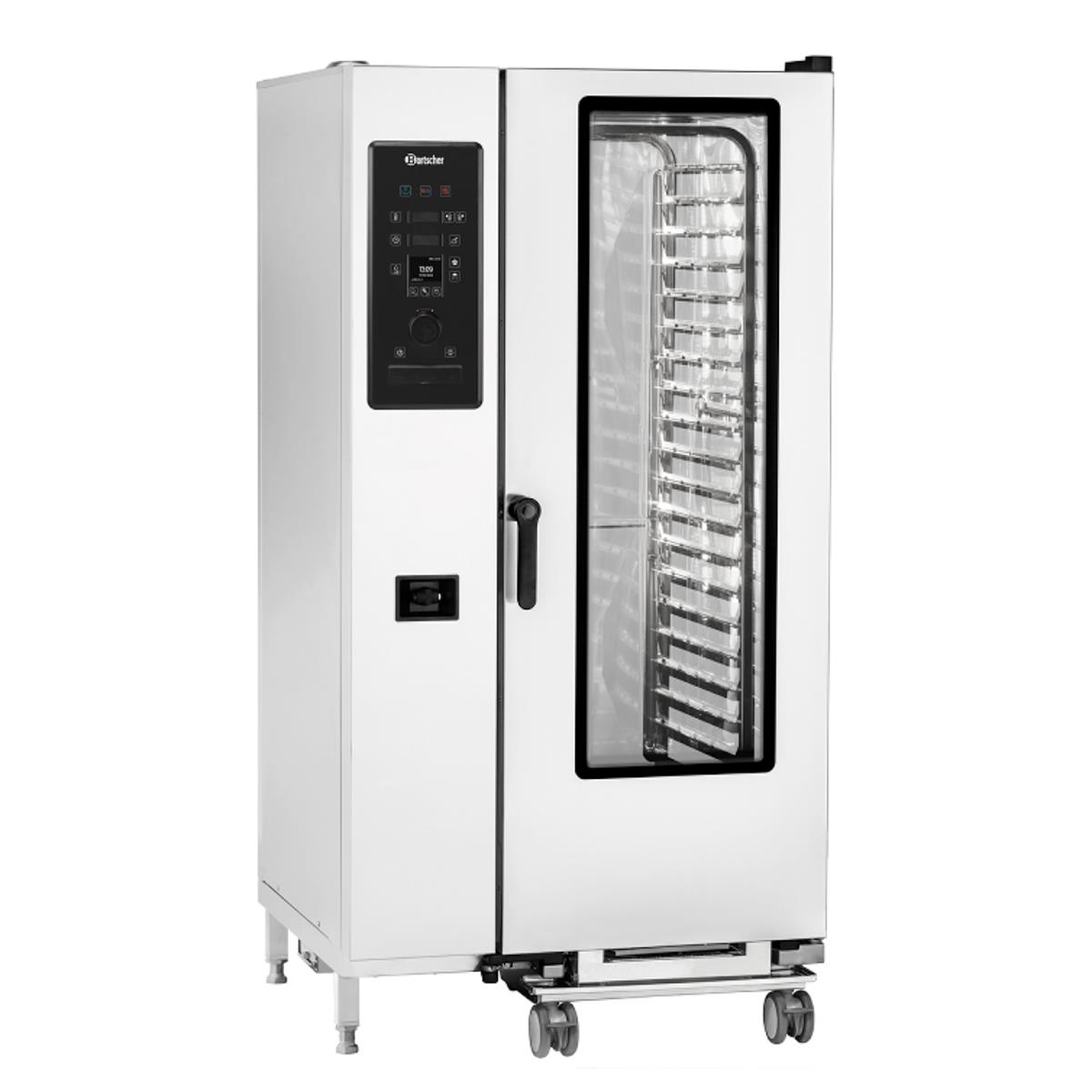 Kombidämpfer Gigasteam 20110DRS – 20×1/1 GN, Hordenwagen, Reinigungssystem