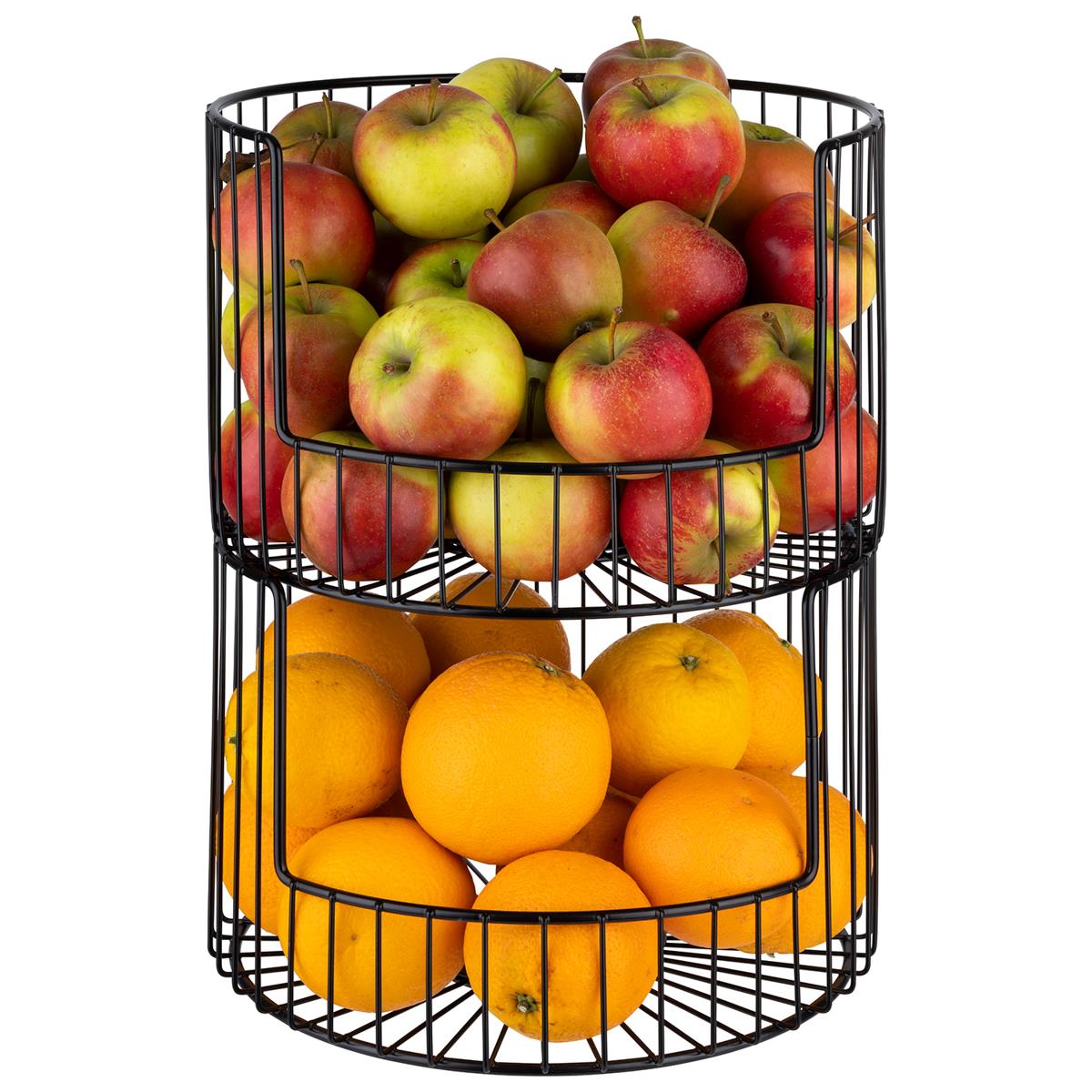 Brot- und Obstkorb