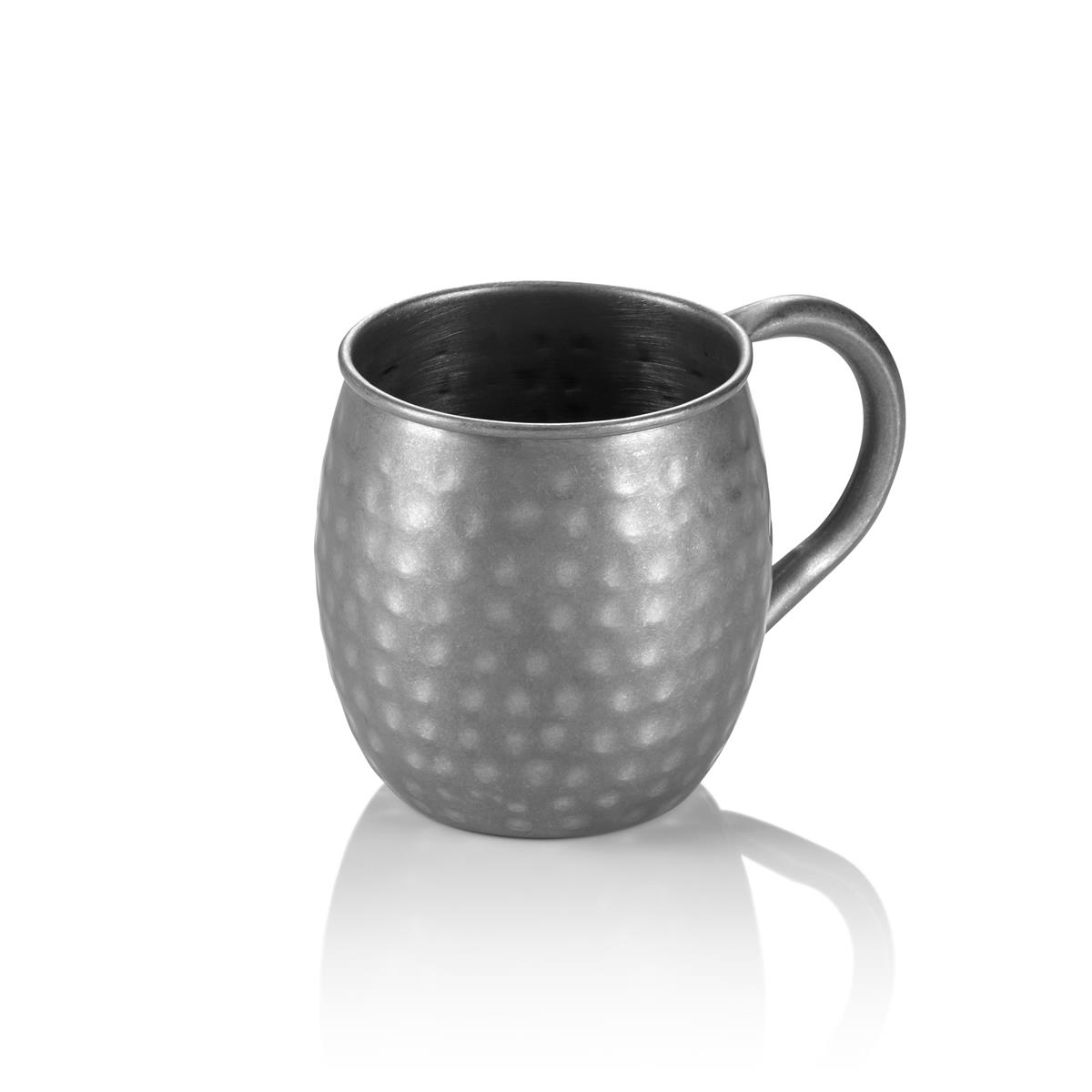 MOSCOW MULE Becher Set 2x 450 ml Chromnickelstahl Schwarz Gold Braun Silber Vintage