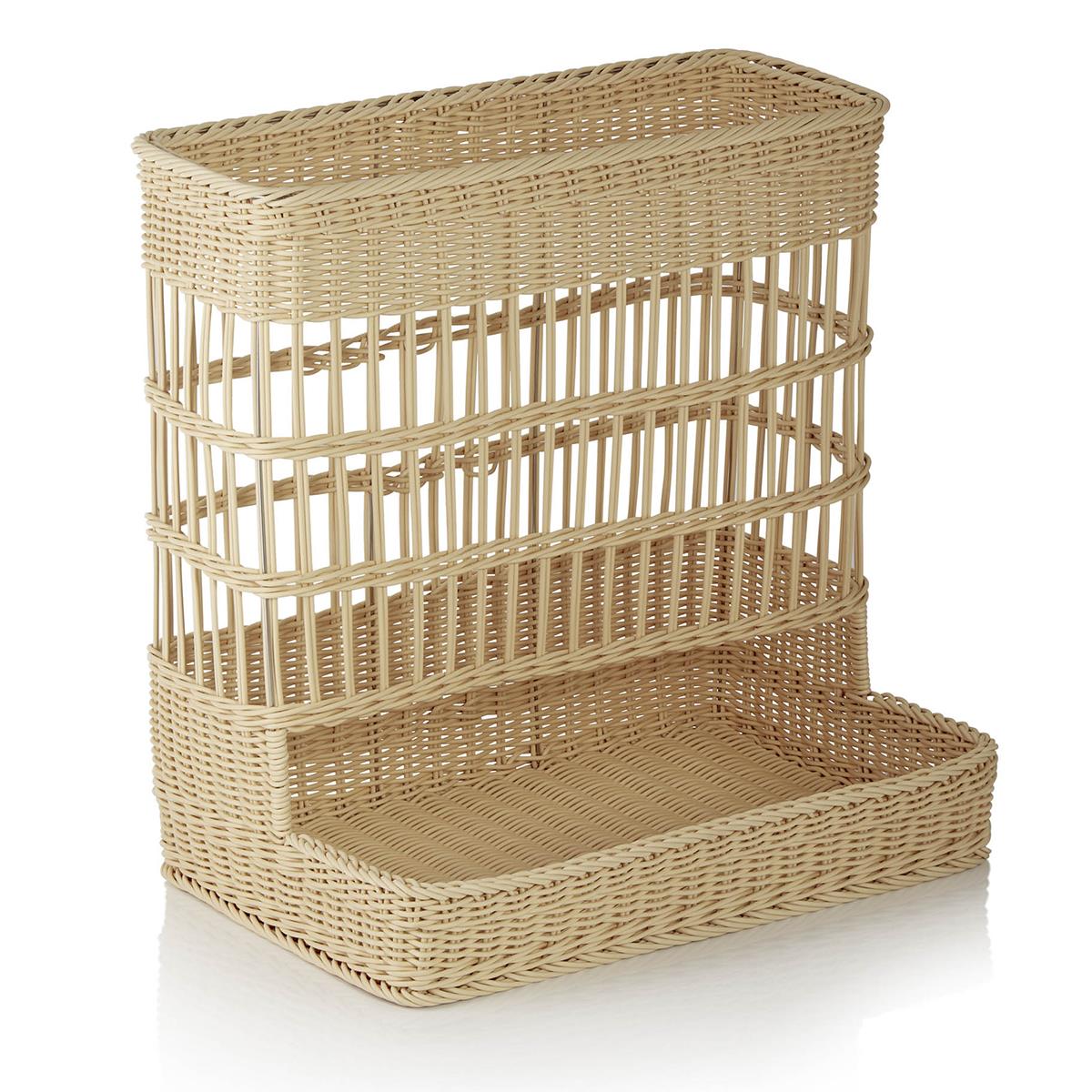 Brötchenschütte Beige 60 x 39 x 60,5 cm, Polypropylen, BPA-frei, spülmaschinengeeignet