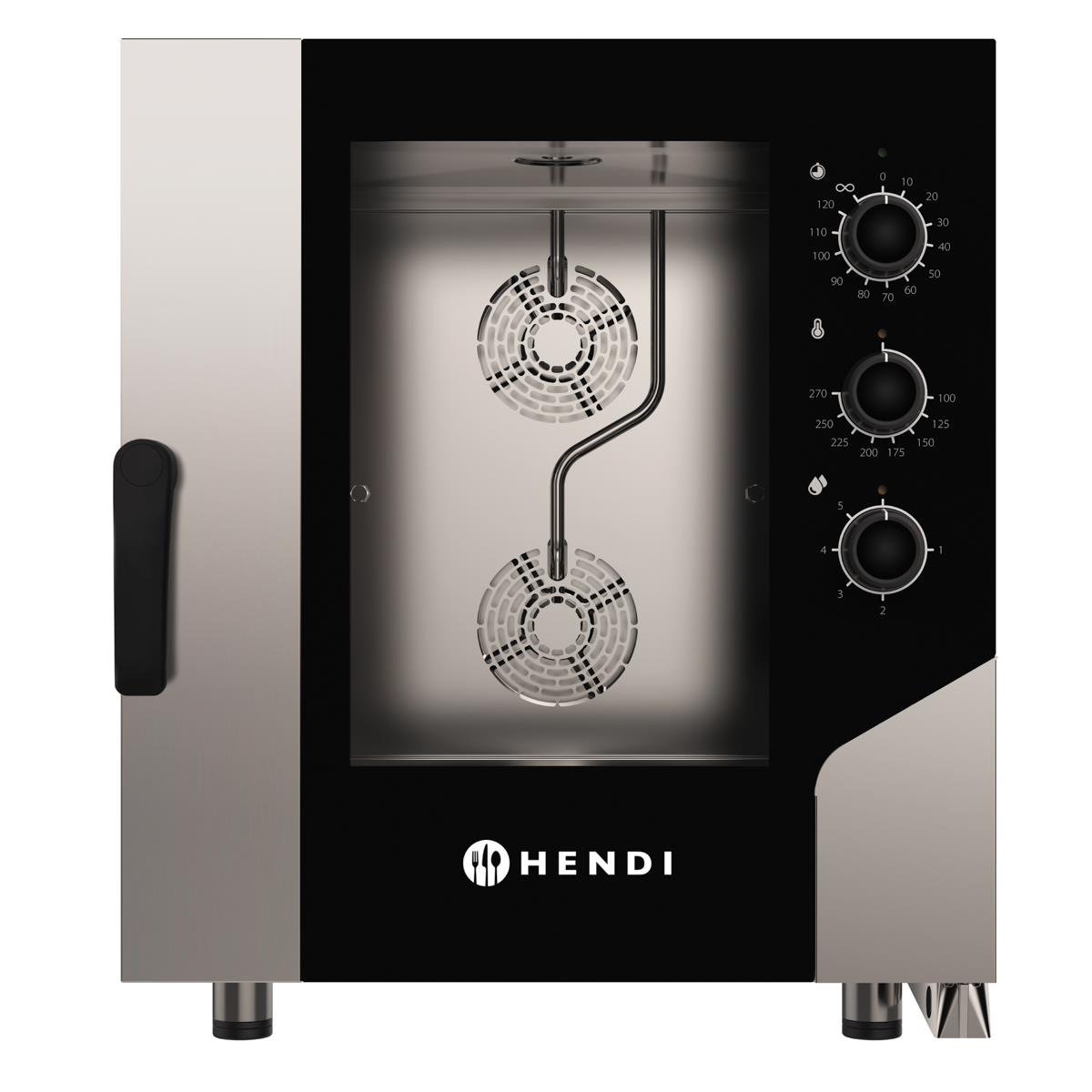 HENDI Konvektions-Dampfgarer Control – 11 × GN 1/1, 15.400?W, Edelstahl, Kombidampf