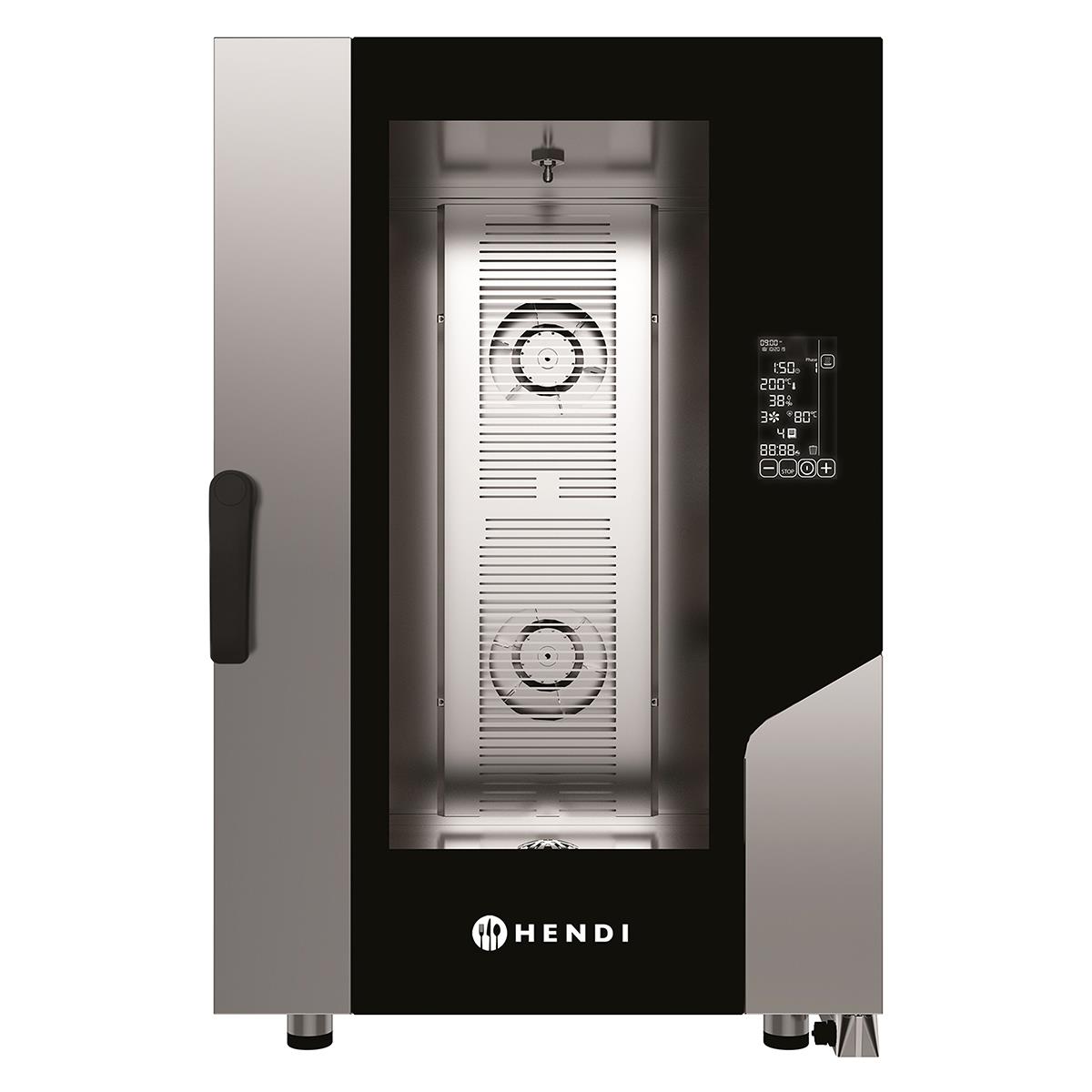 Konvektions-Dampfgarer CONTACT 7x oder 11x GN 1/1, Edelstahl, Touchscreen, Reinigungsfunktion