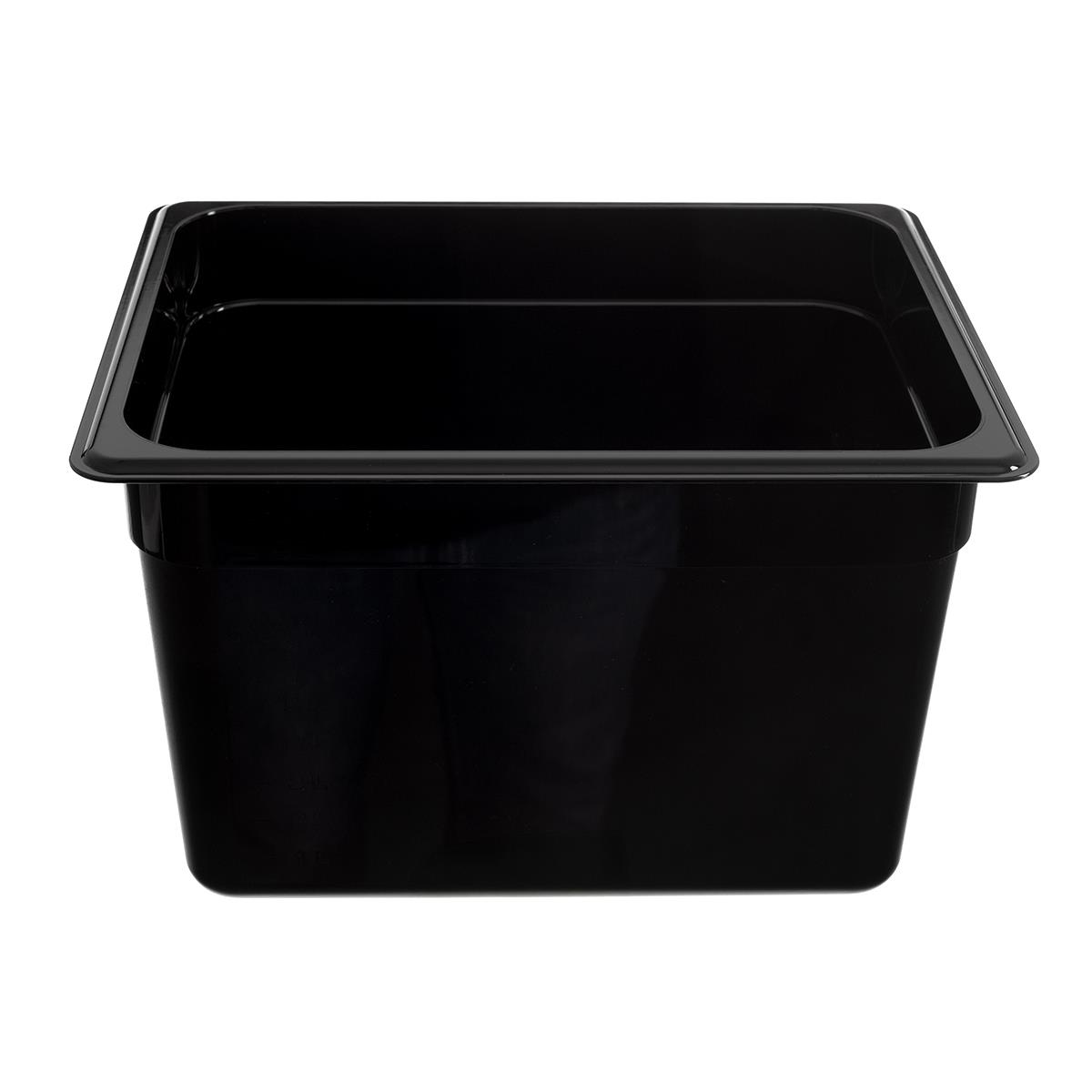 PC GN 1/2 Behälter 200 mm schwarz – hitzebeständig & bruchsicher