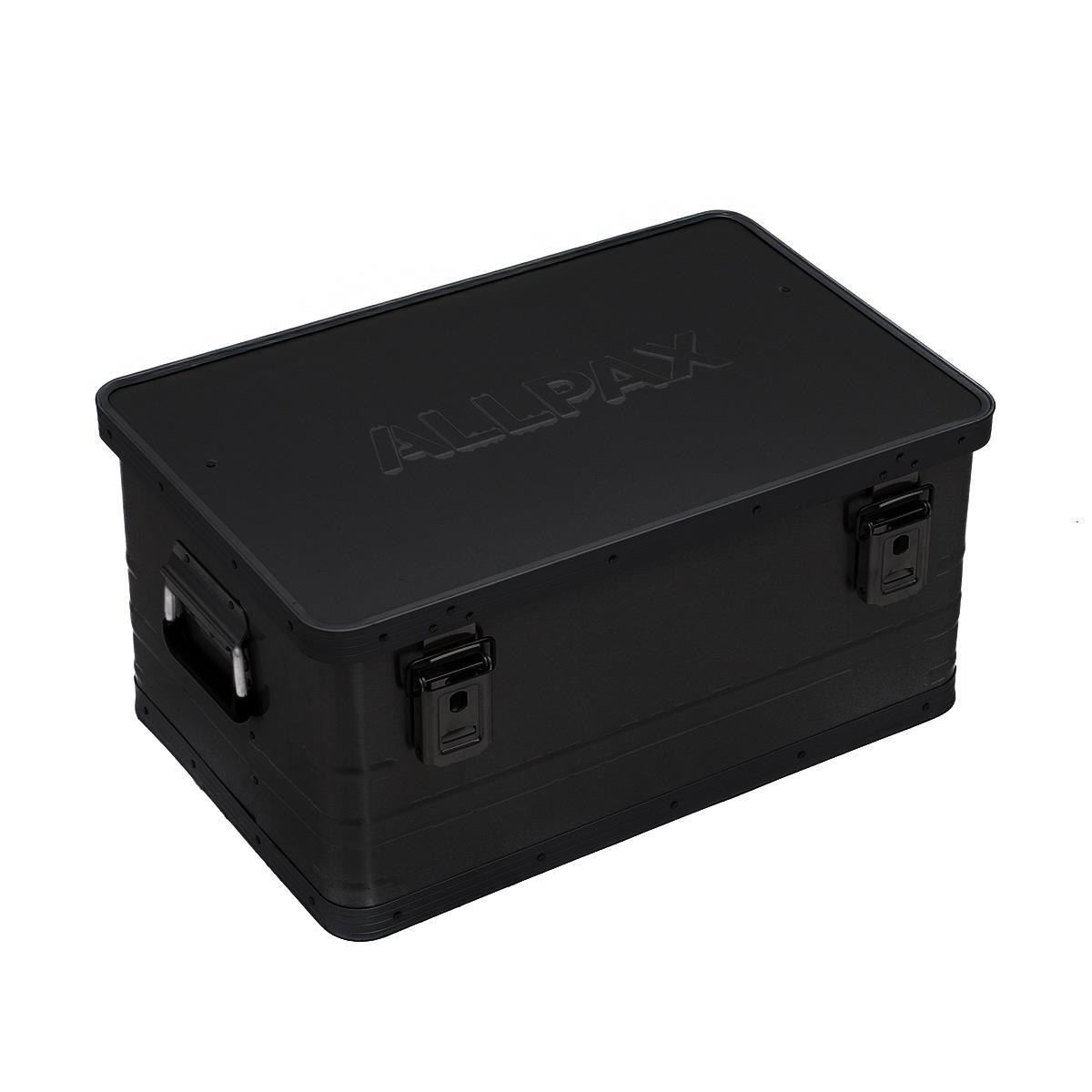 Transportbox Aluminium schwarz