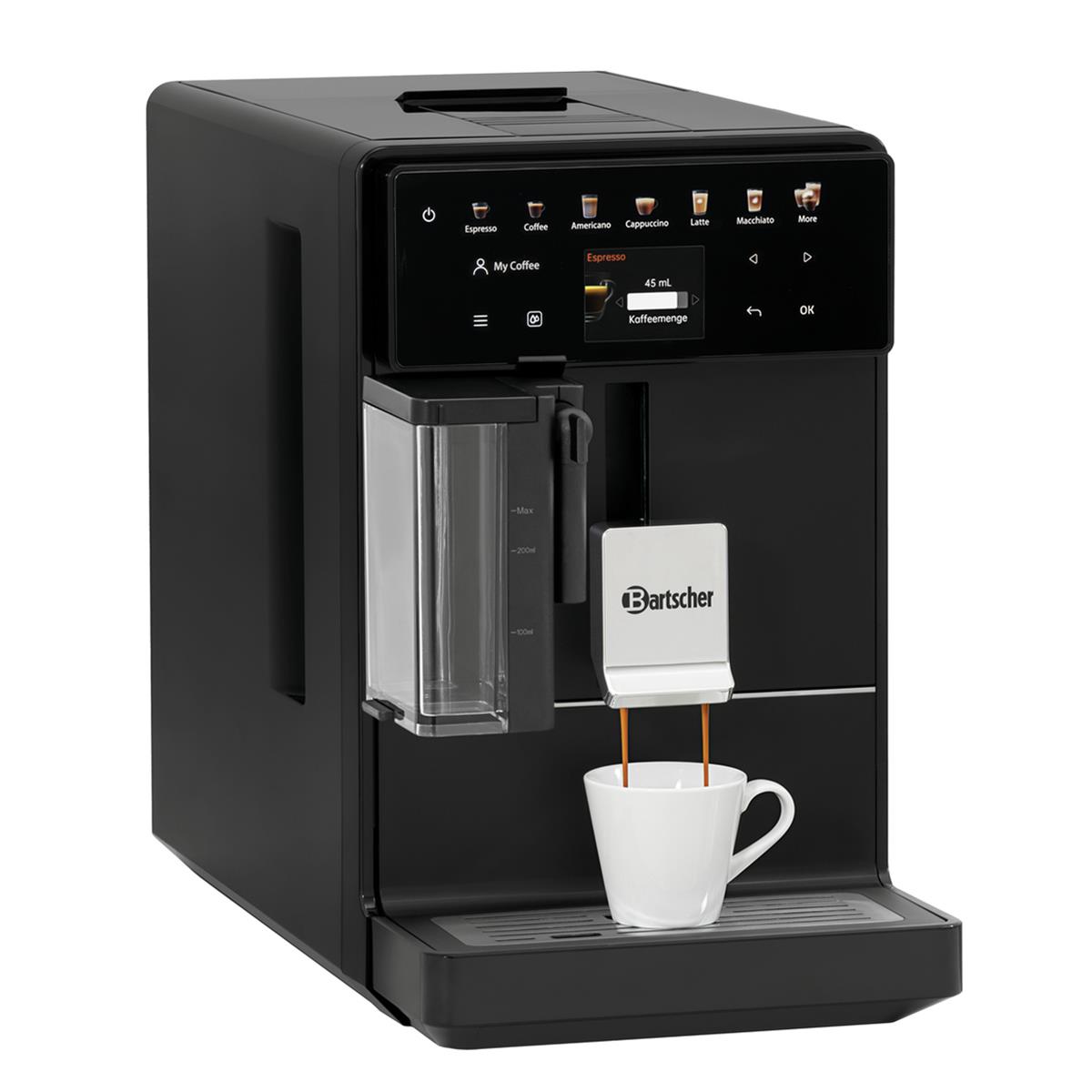 Bartscher Kaffeevollautomat easy slim 200 - 15 Programme