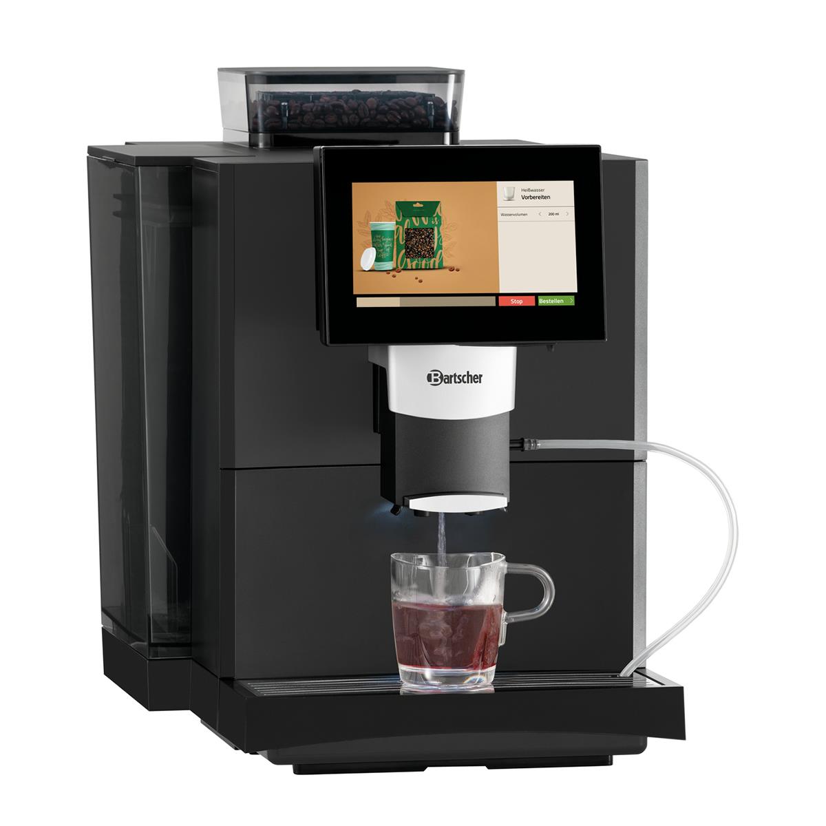 Bartscher Kaffeevollautomat Easy 550 &ndash; 4 l Tank, 19 bar, Touch-Video-Display
