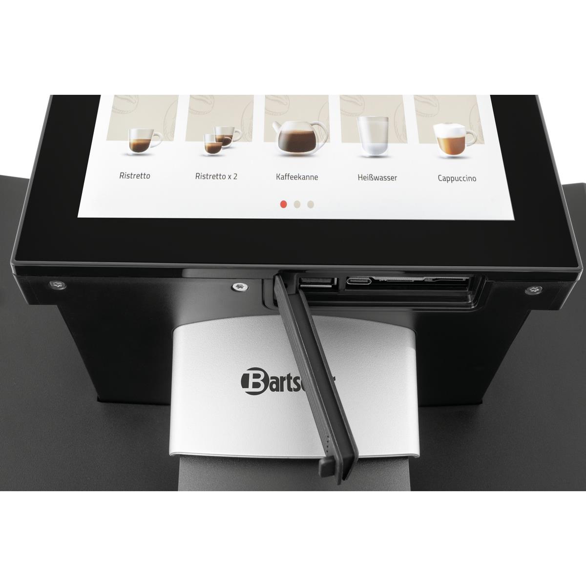 Bartscher Kaffeevollautomat Easy 550 &ndash; 4 l Tank, 19 bar, Touch-Video-Display