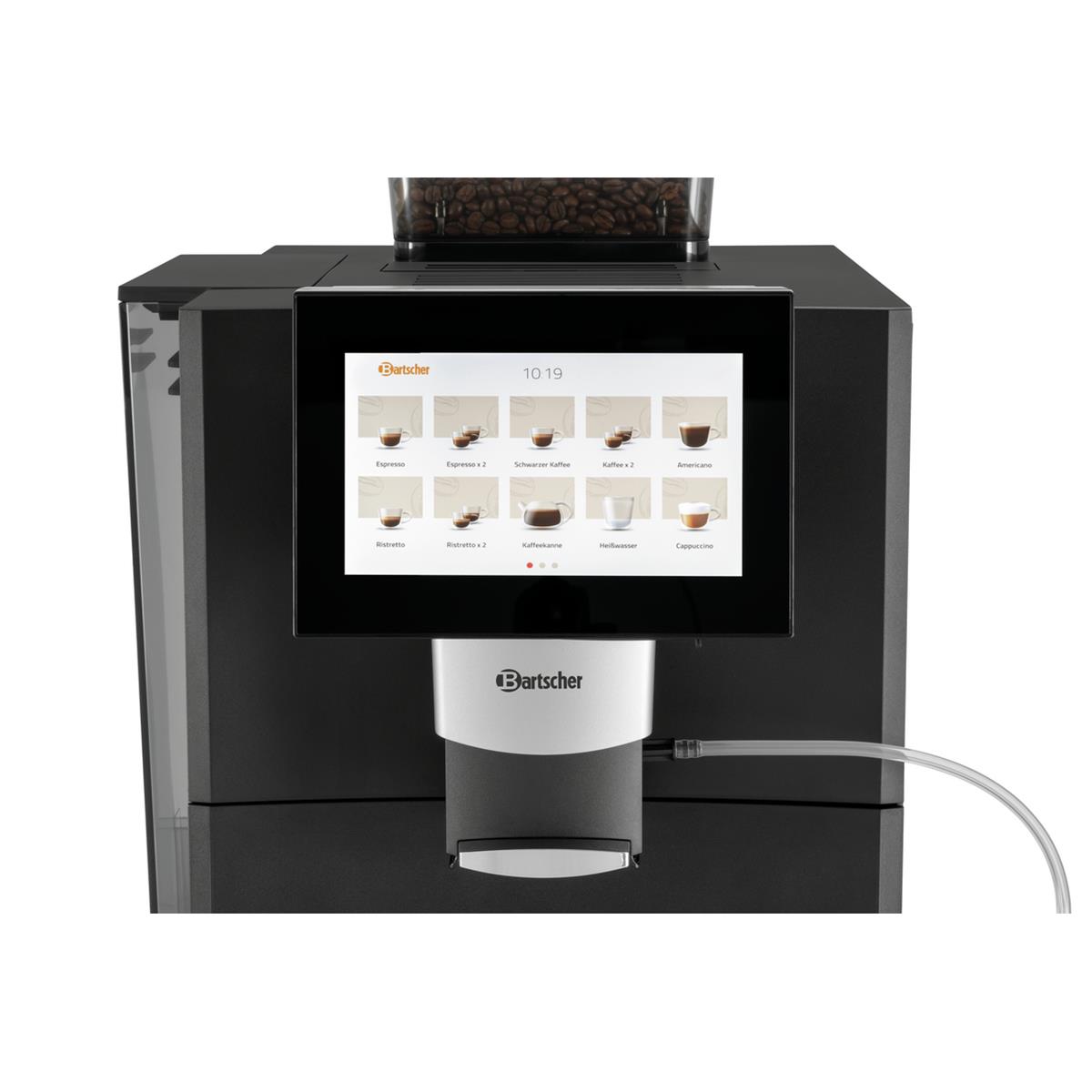 Bartscher Kaffeevollautomat Easy 550 &ndash; 4 l Tank, 19 bar, Touch-Video-Display