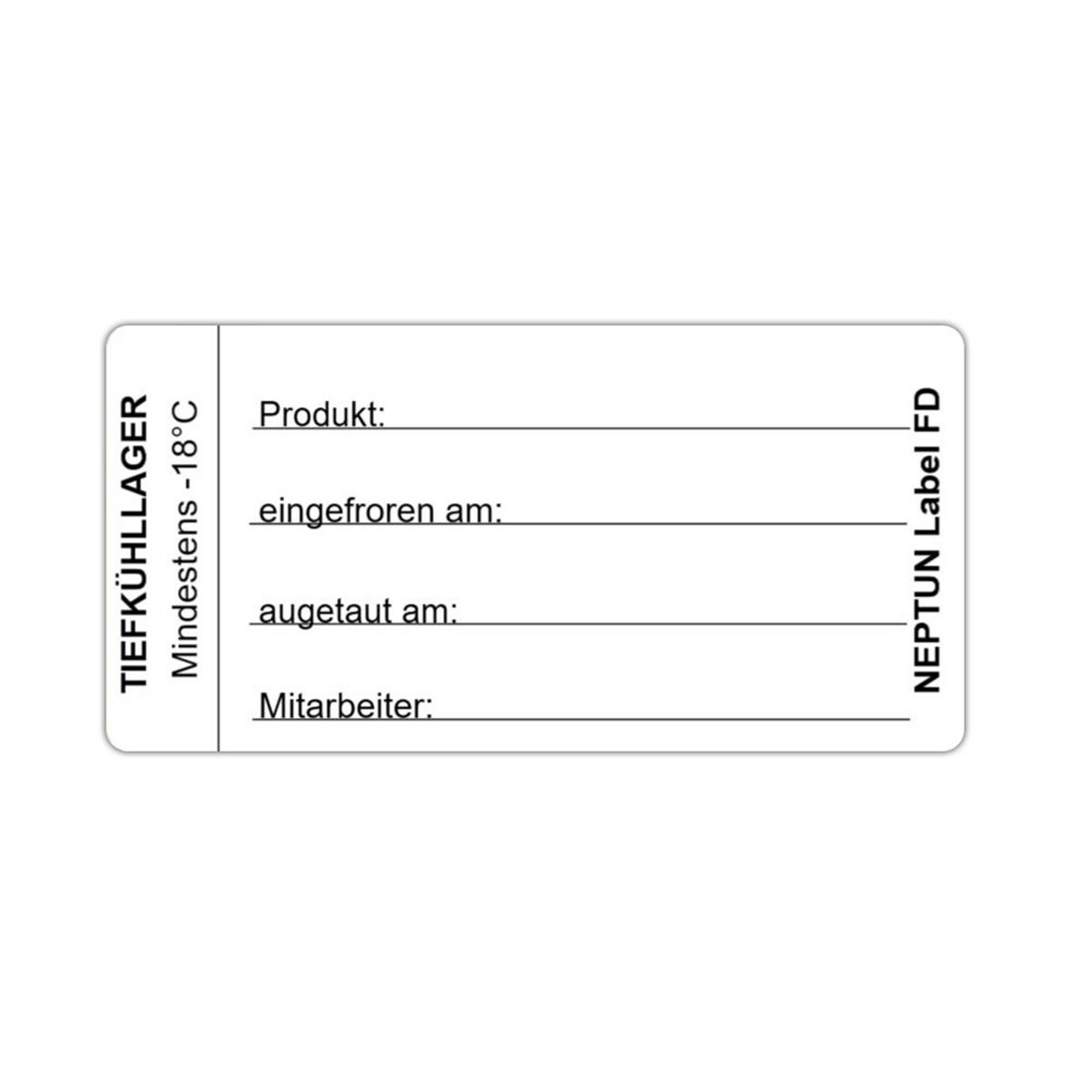 Lageretiketten wasserlöslich