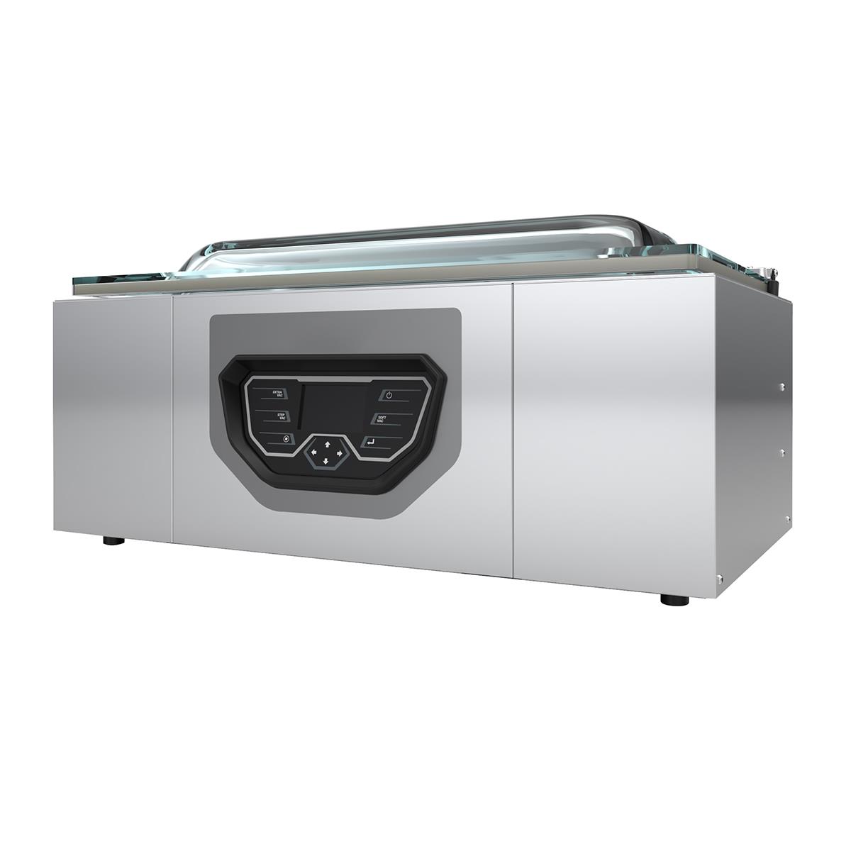 Vakuumiergerät Chef Line 800 Edelstahl Profi Kammergerät 20 m³/h LCD-Steuerung 4,3" Display SOFT VAC STEP VAC