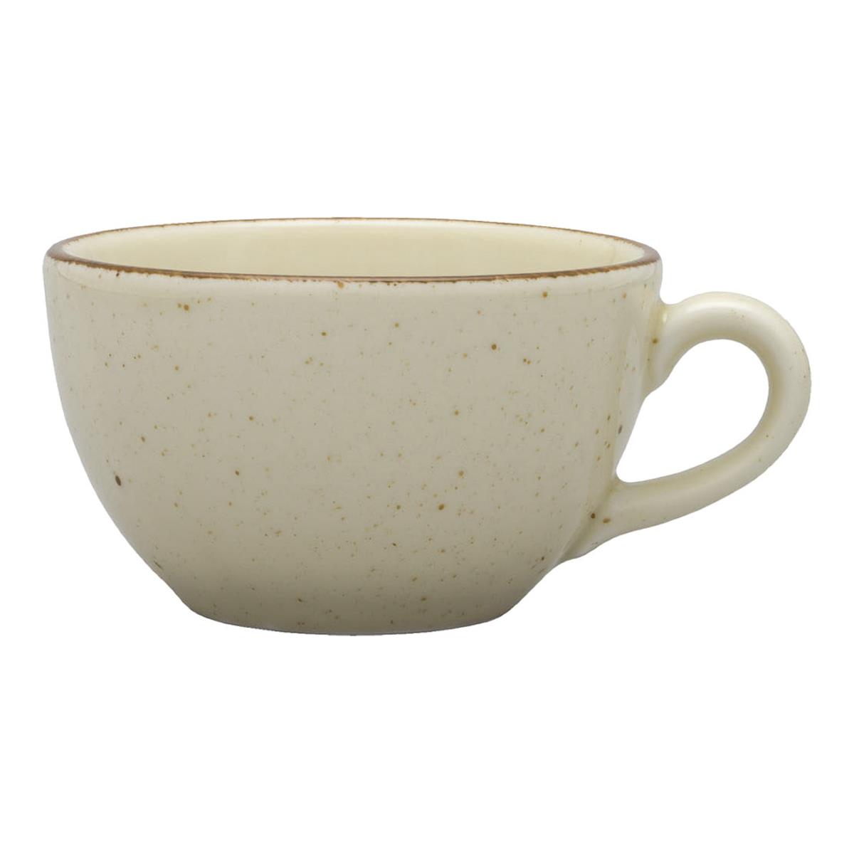 12 x Obertasse Porzellan Serie Aida 280 ml – creme